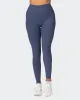 Zero Rise Vintage Rib Ankle Length Leggings - Washed Spellbound sold by Muscle Nation