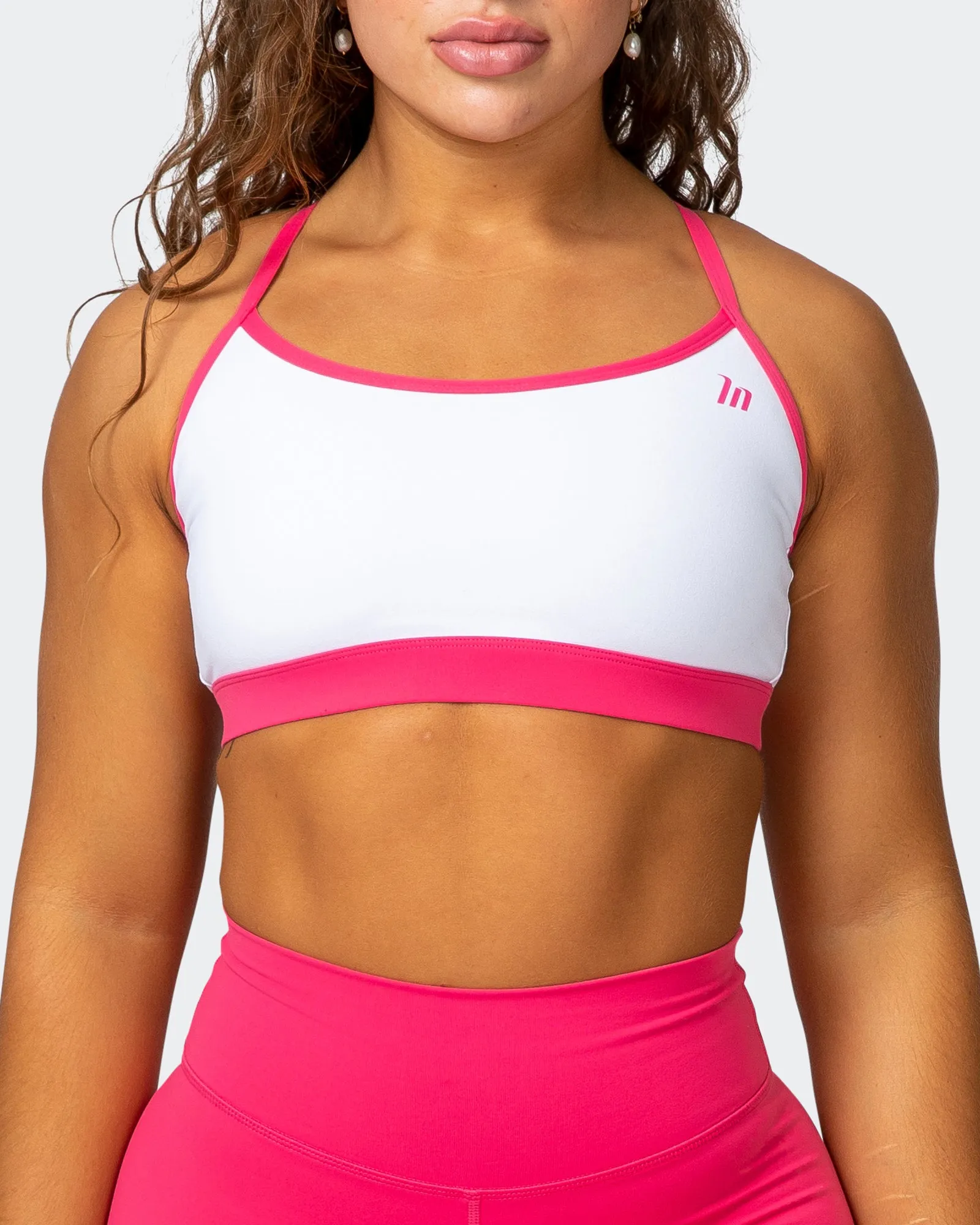 Rapid Bra - White / Flamingo sold by Muscle Nation product image thumbnail 2