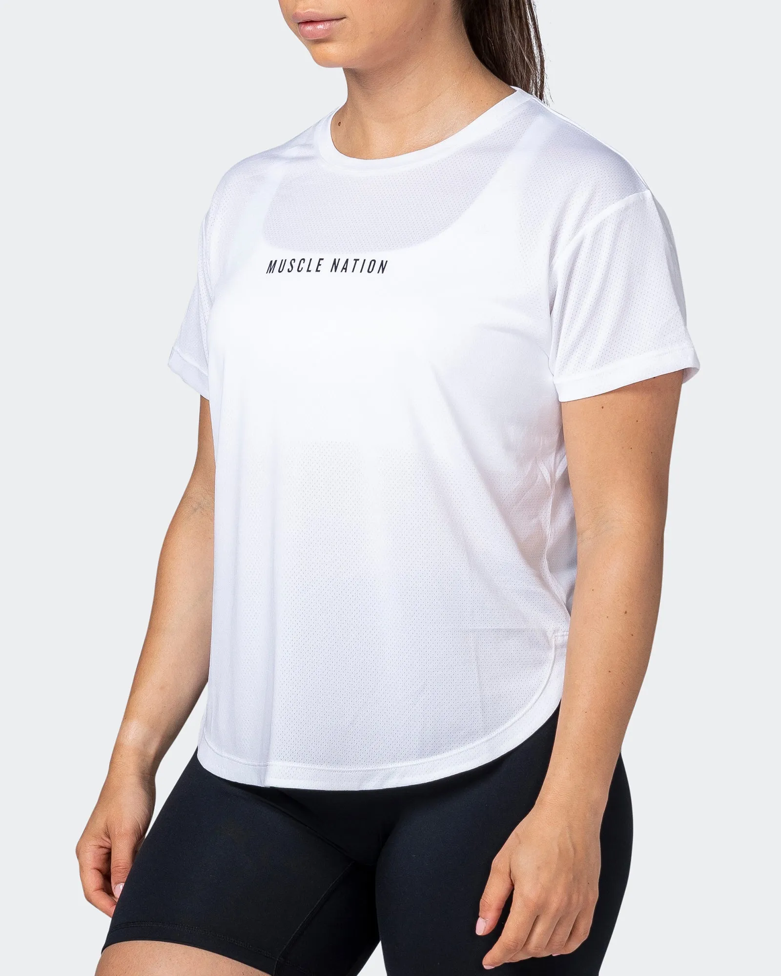 Limitless Training Tee - White sold by Muscle Nation product image thumbnail 3