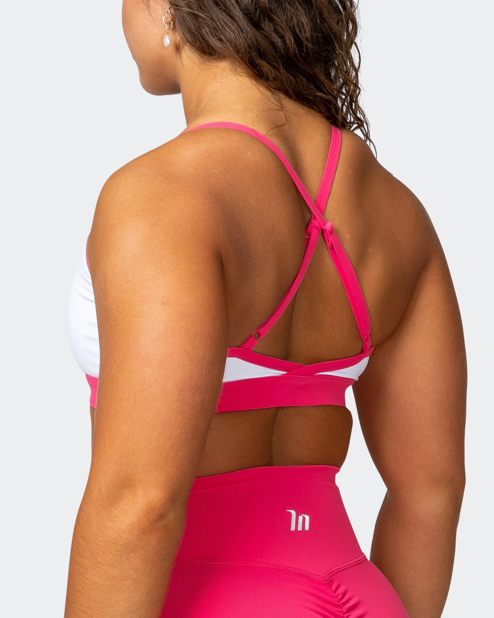 Rapid Bra - White / Flamingo sold by Muscle Nation product image thumbnail 5