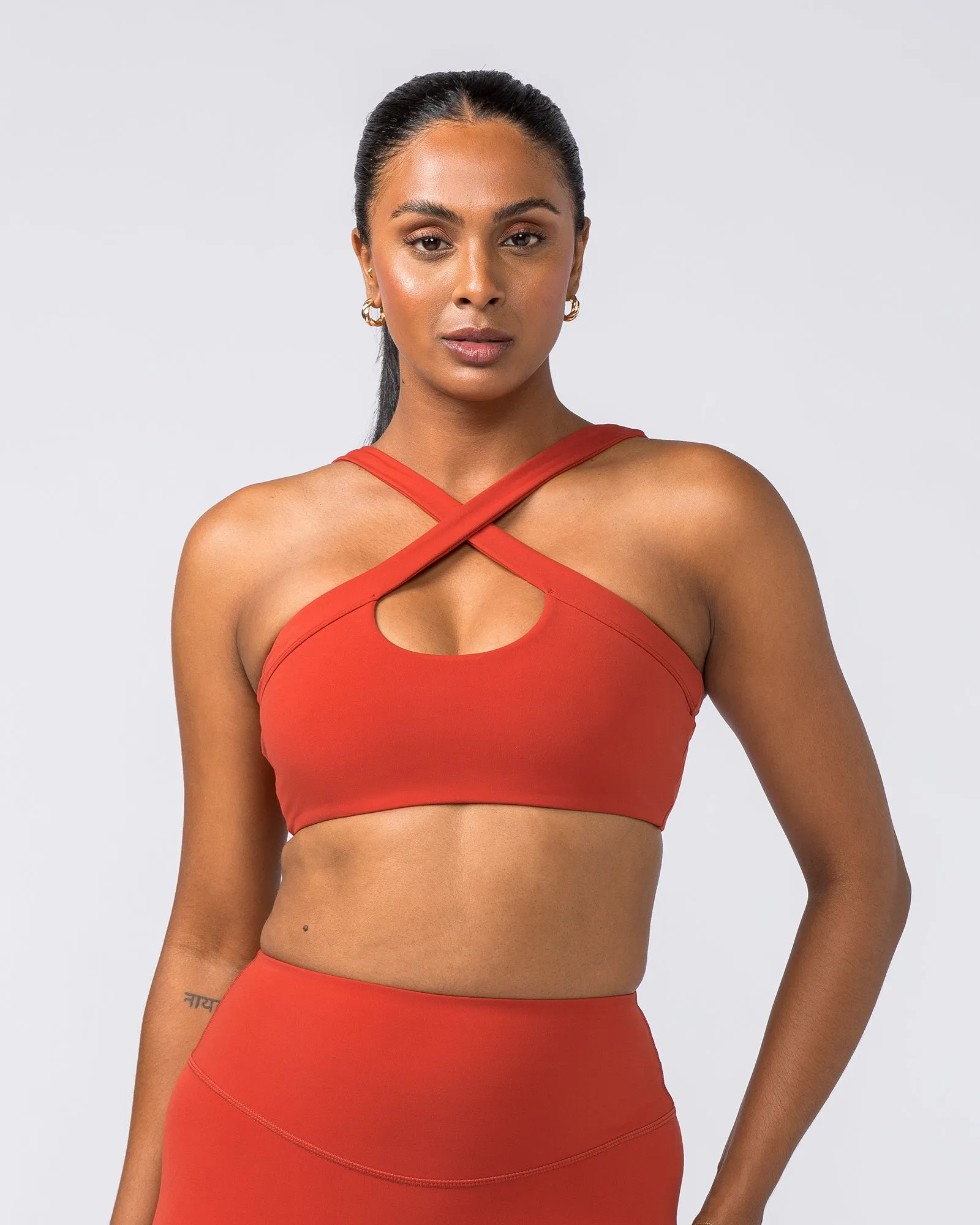 Luxe Bralette - Crush Red sold by Muscle Nation