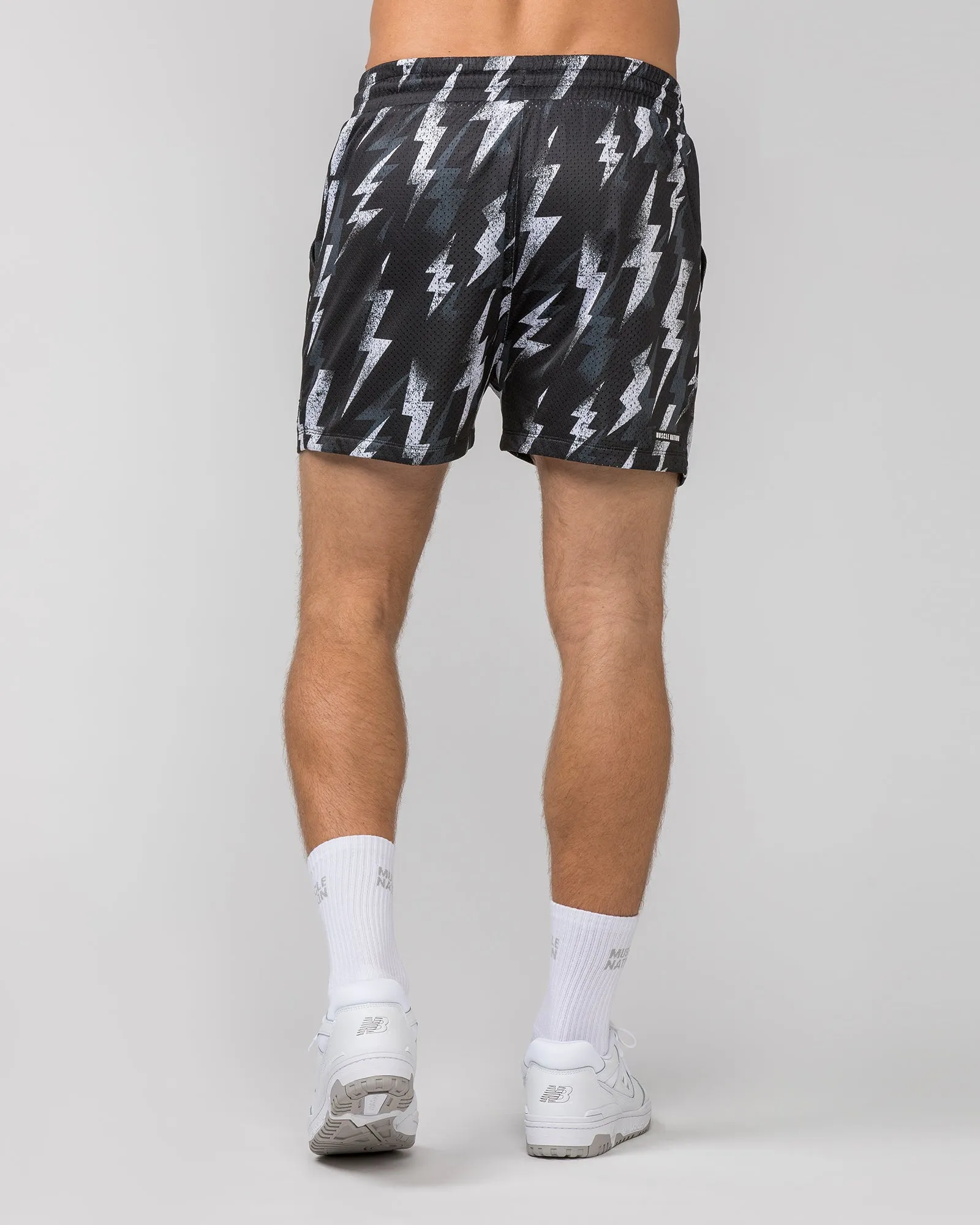Lay Up 3.5" Shorts - Electric Bolt Print sold by Muscle Nation product image thumbnail 5
