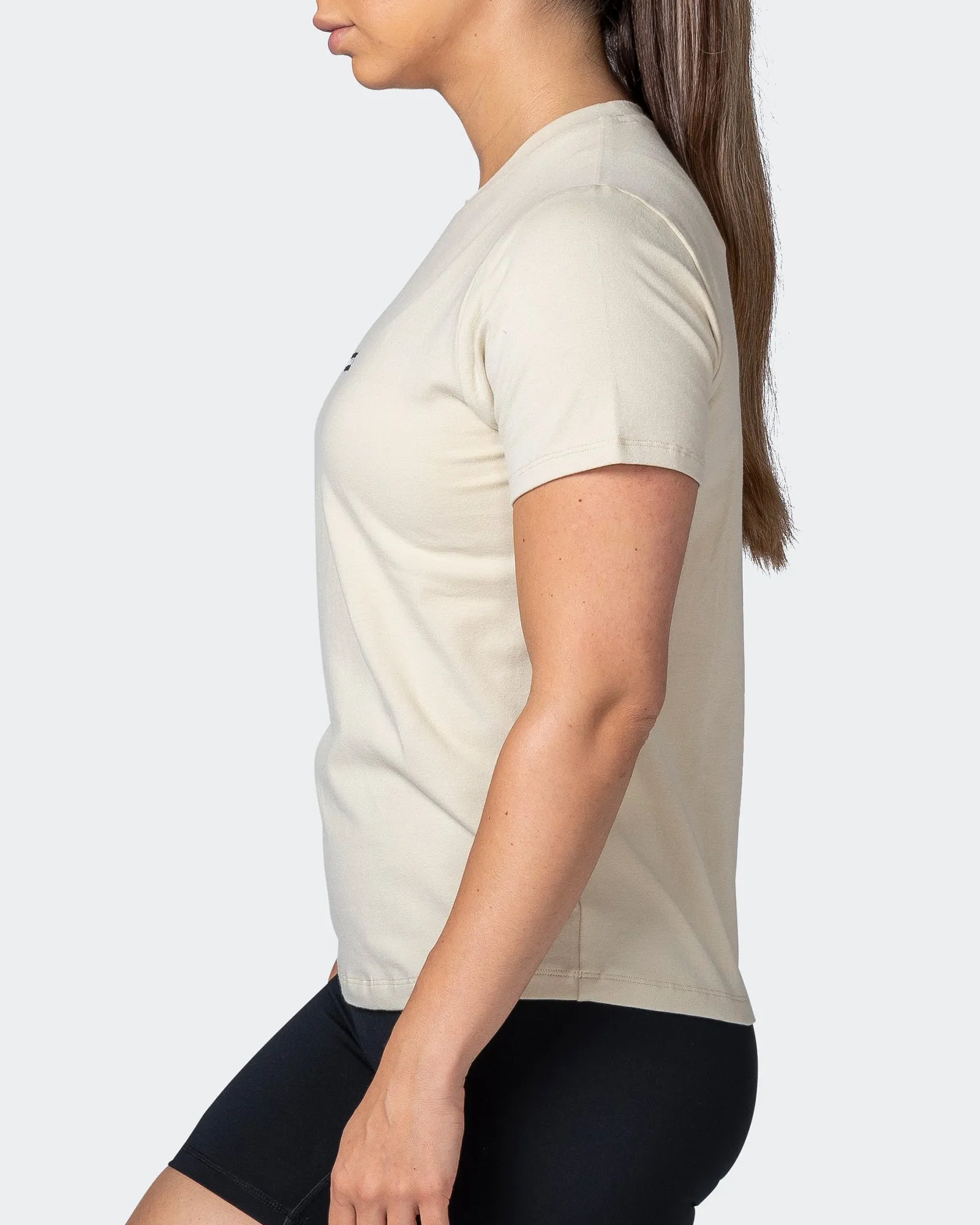 Womens Timeless Tee - Cream sold by Muscle Nation product image thumbnail 4