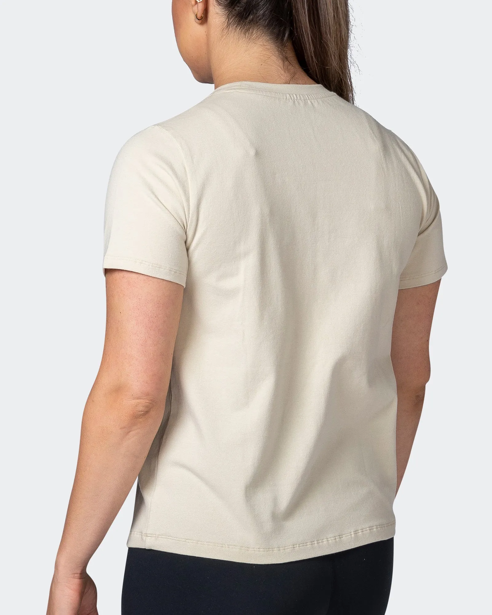 Womens Timeless Tee - Cream sold by Muscle Nation product image thumbnail 5