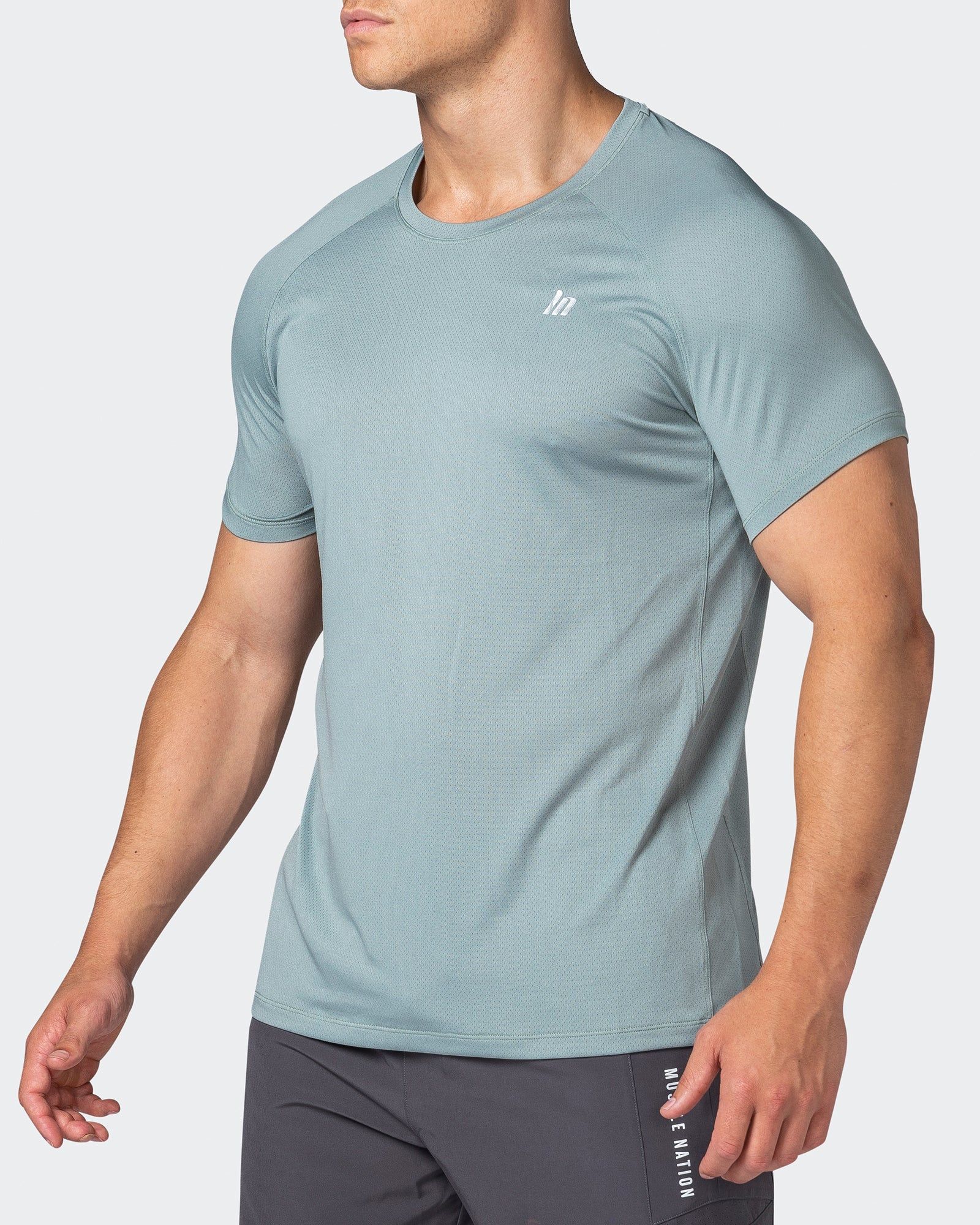 New Heights Running Tee - Cactus sold by Muscle Nation product image thumbnail 3