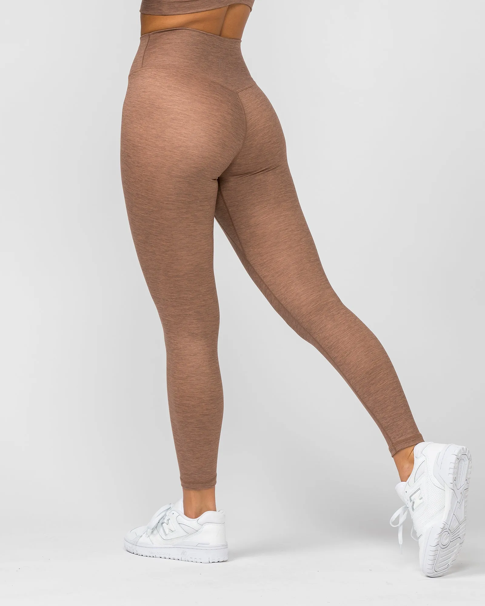 Zero Rise Everyday Ankle Length Leggings - Nutmeg Marl sold by Muscle Nation