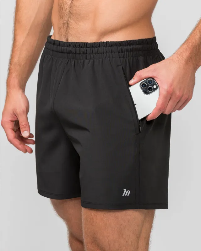 New Heights 4" Shorts - Black sold by Muscle Nation