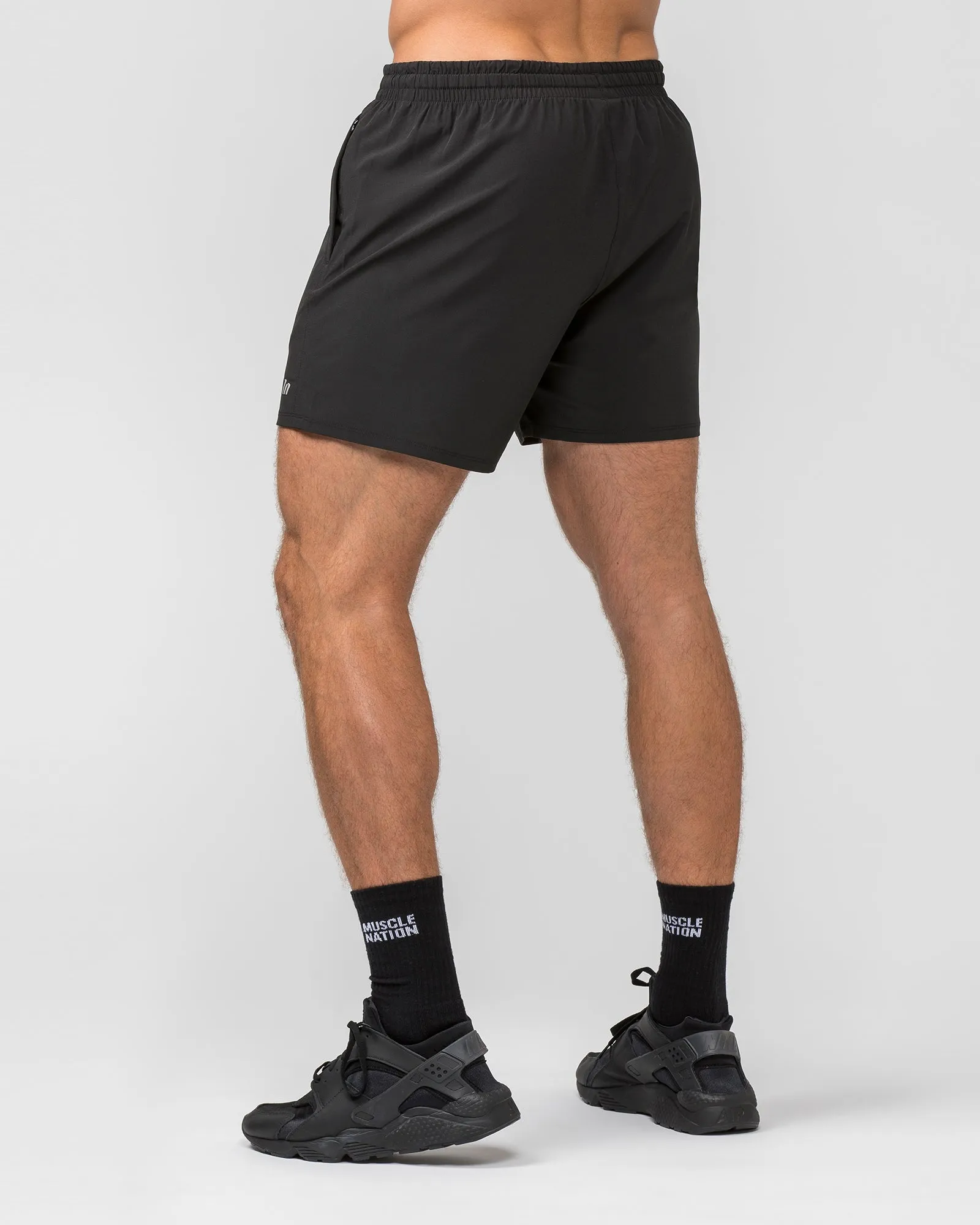 New Heights 4" Shorts - Black sold by Muscle Nation product image thumbnail 4