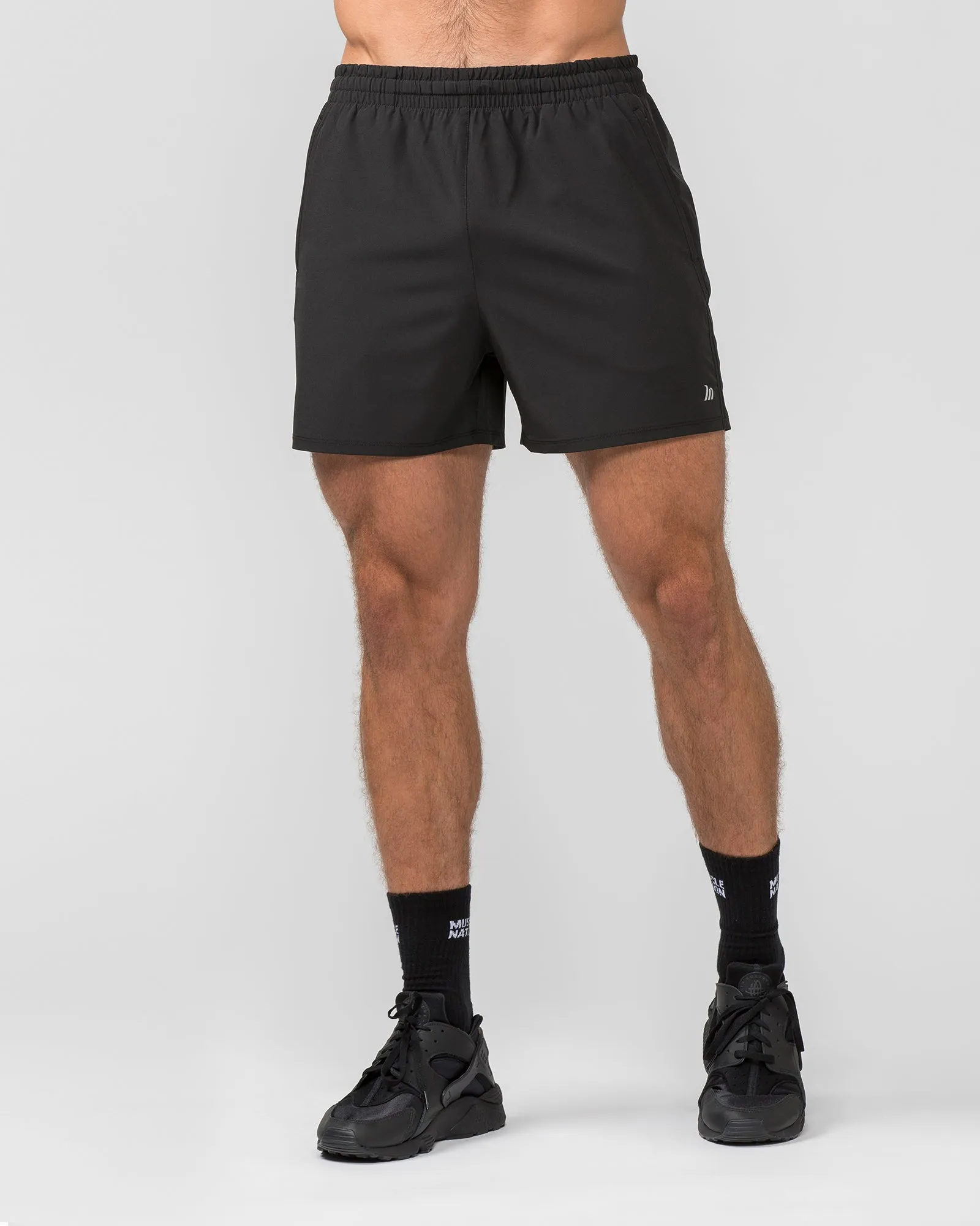 New Heights 4" Shorts - Black sold by Muscle Nation product image thumbnail 2