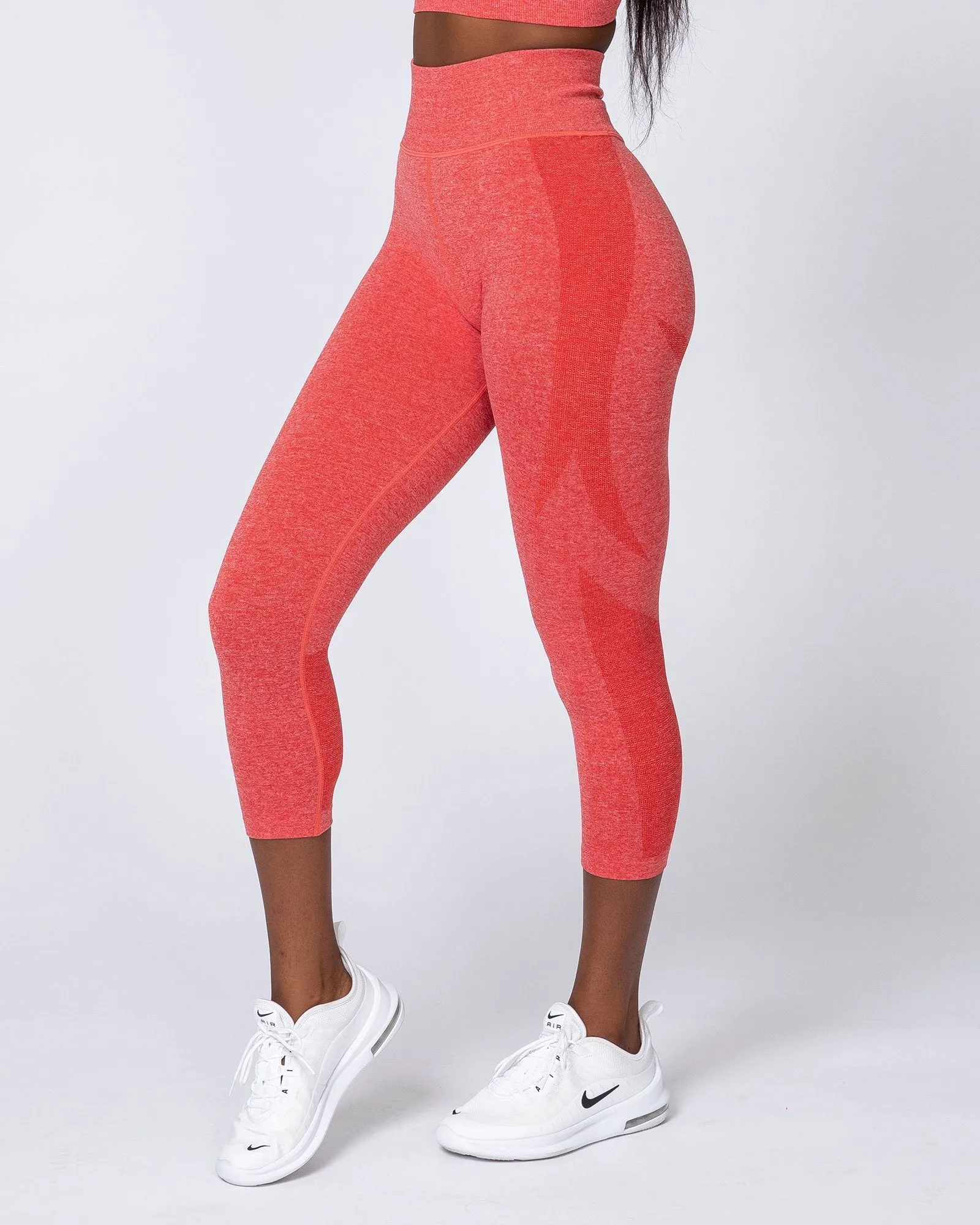 Shape Up Seamless 7/8 Leggings - Poppy Marl sold by Muscle Nation product image thumbnail 5