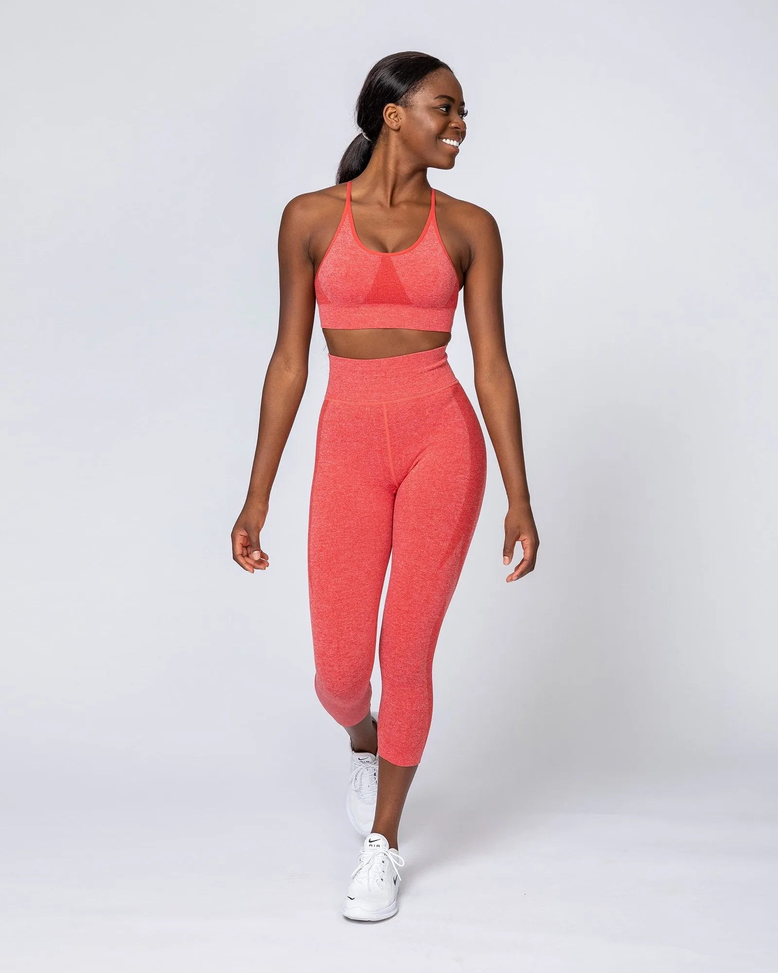Shape Up Seamless 7/8 Leggings - Poppy Marl sold by Muscle Nation product image thumbnail 2