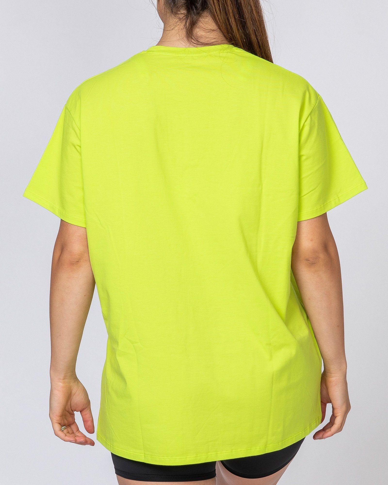 Oversized Tonal Tee - Acid Lime sold by Muscle Nation product image thumbnail 5