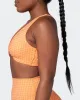 Demi Bralette - Peaches And Cream Check Print sold by Muscle Nation