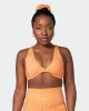 Demi Bralette - Peaches And Cream Check Print sold by Muscle Nation
