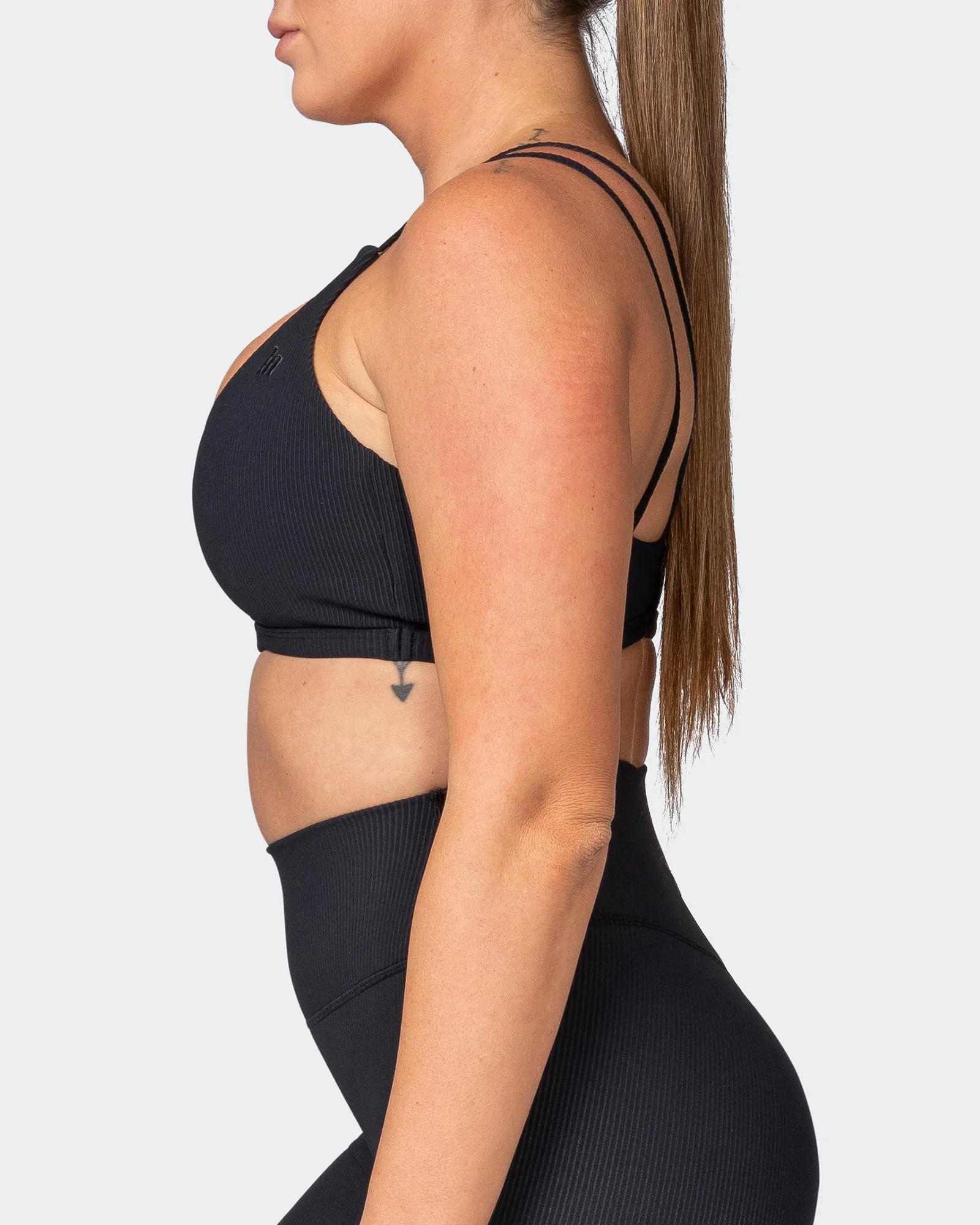 All Day Rib Bralette - Black sold by Muscle Nation product image thumbnail 4