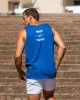H-Back Represent Tank - Washed Bondi Blue sold by Muscle Nation