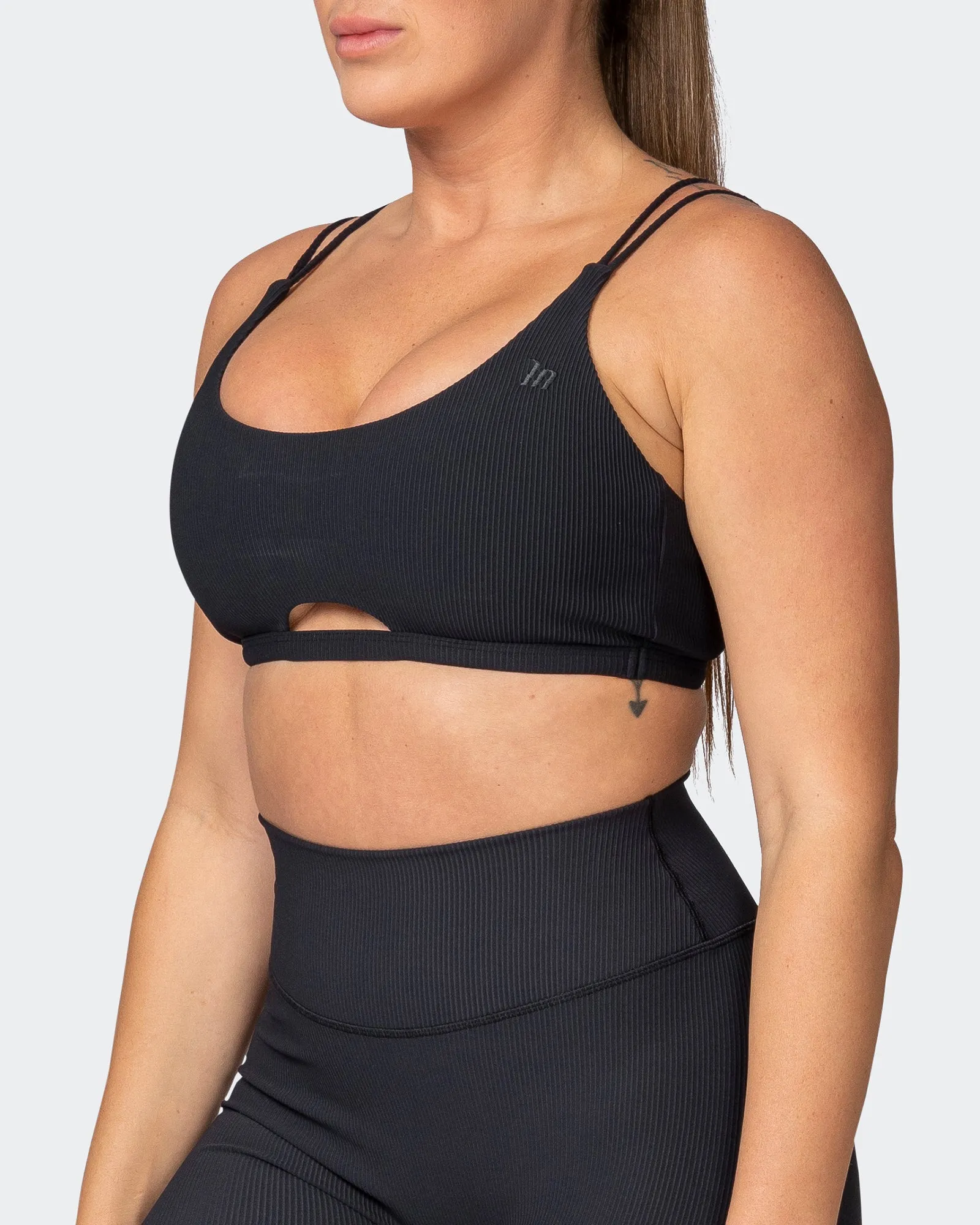 All Day Rib Bralette - Black sold by Muscle Nation product image thumbnail 3