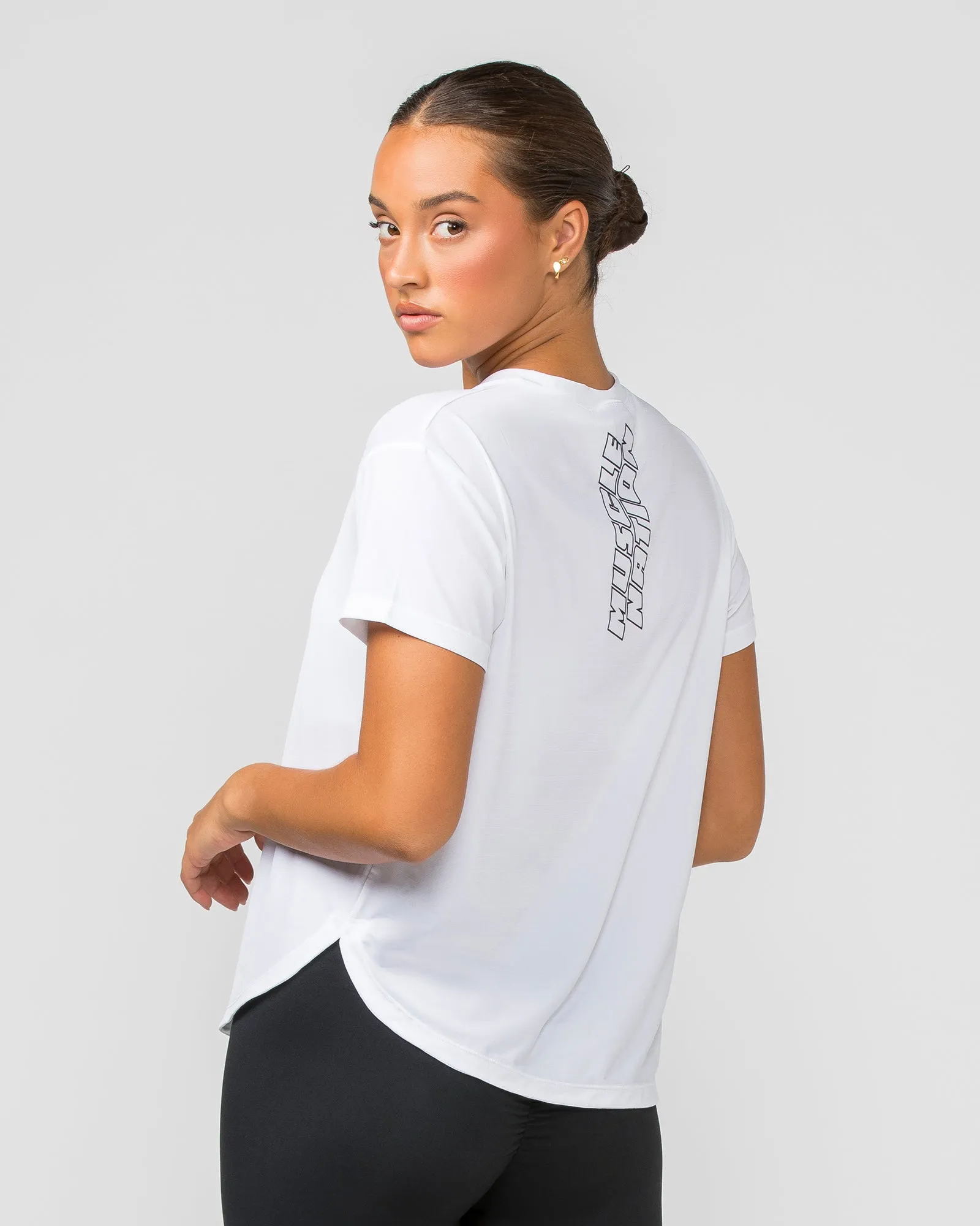Ignite Training Tee - White sold by Muscle Nation product image thumbnail 4