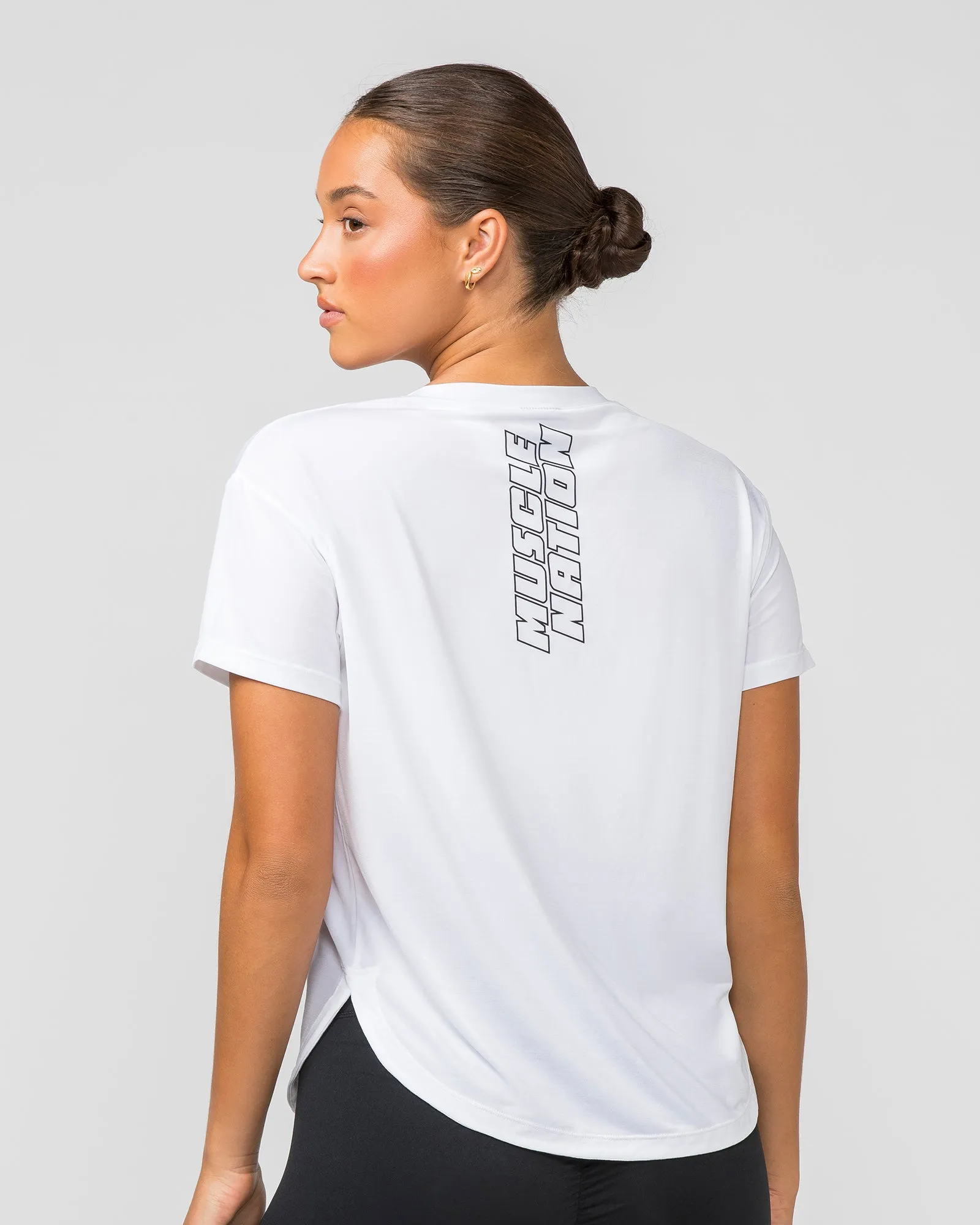 Ignite Training Tee - White sold by Muscle Nation product image thumbnail 3