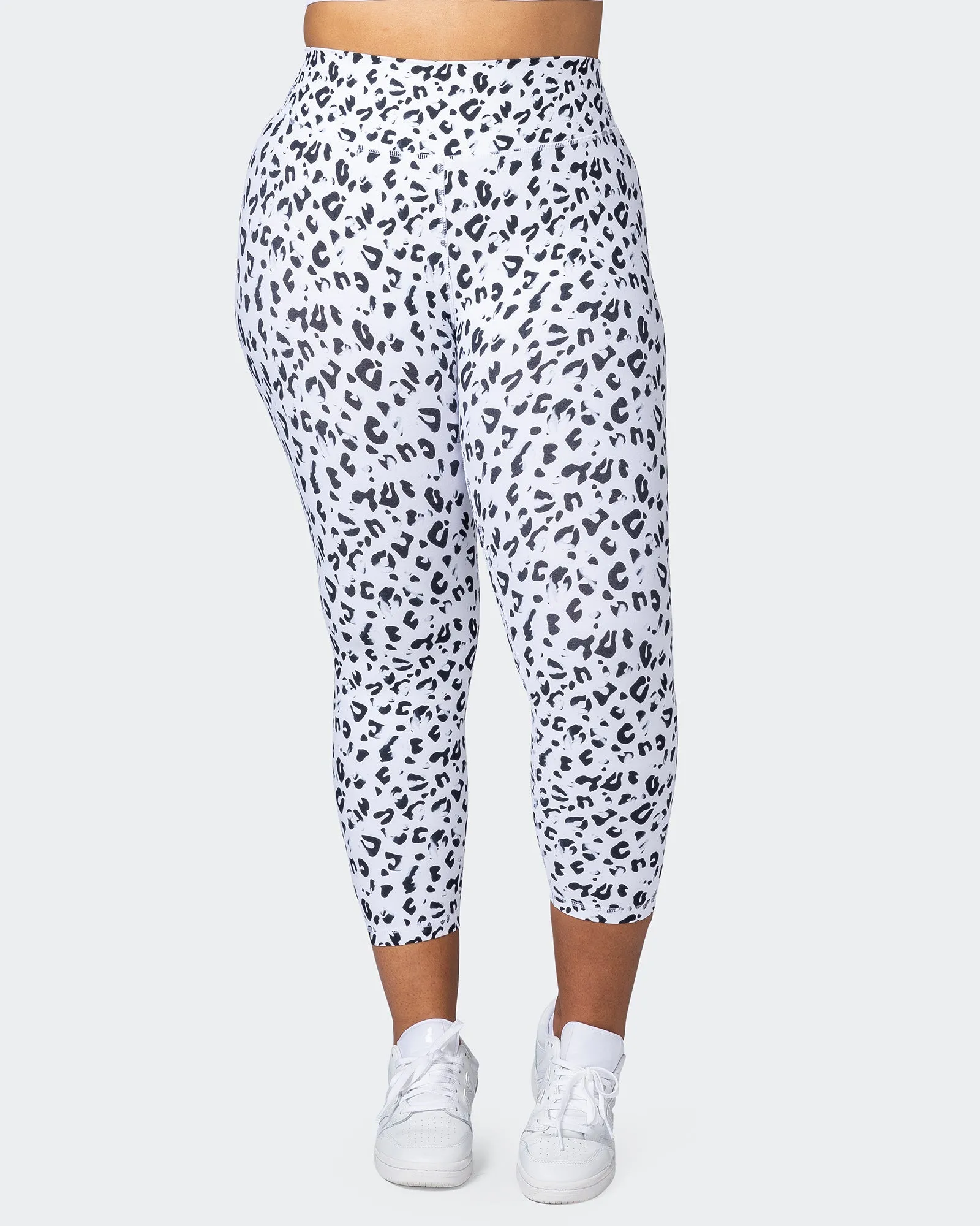 Signature Scrunch 7/8 Leggings - Snow Leopard sold by Muscle Nation product image thumbnail 2
