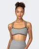 Curves Rib Bralette - Zinc sold by Muscle Nation