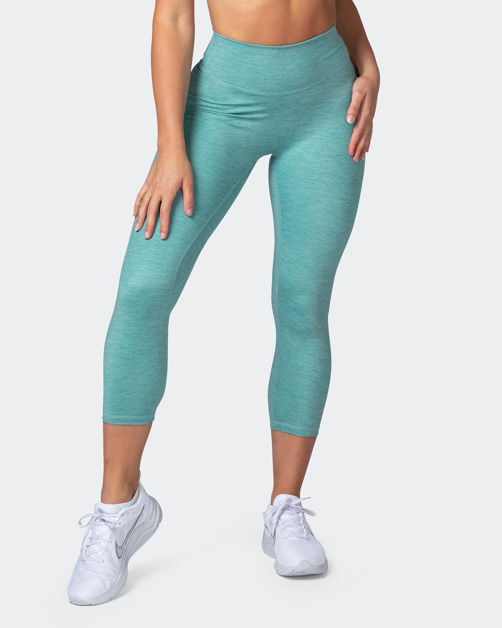 Zero Rise Everyday 7/8 Leggings - Dusty Jade Marl sold by Muscle Nation