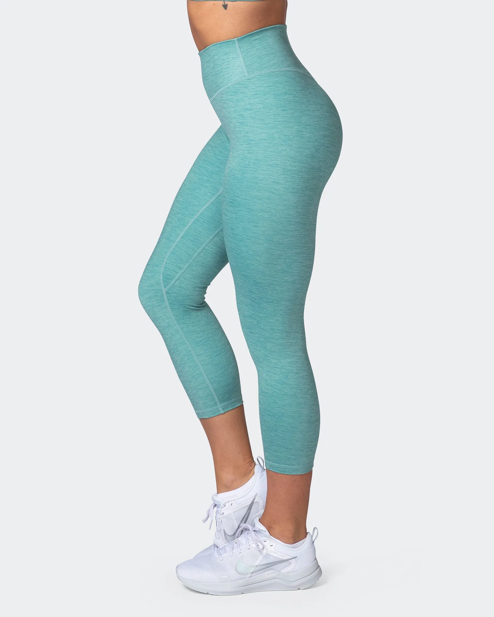 Zero Rise Everyday 7/8 Leggings - Dusty Jade Marl sold by Muscle Nation product image thumbnail 4