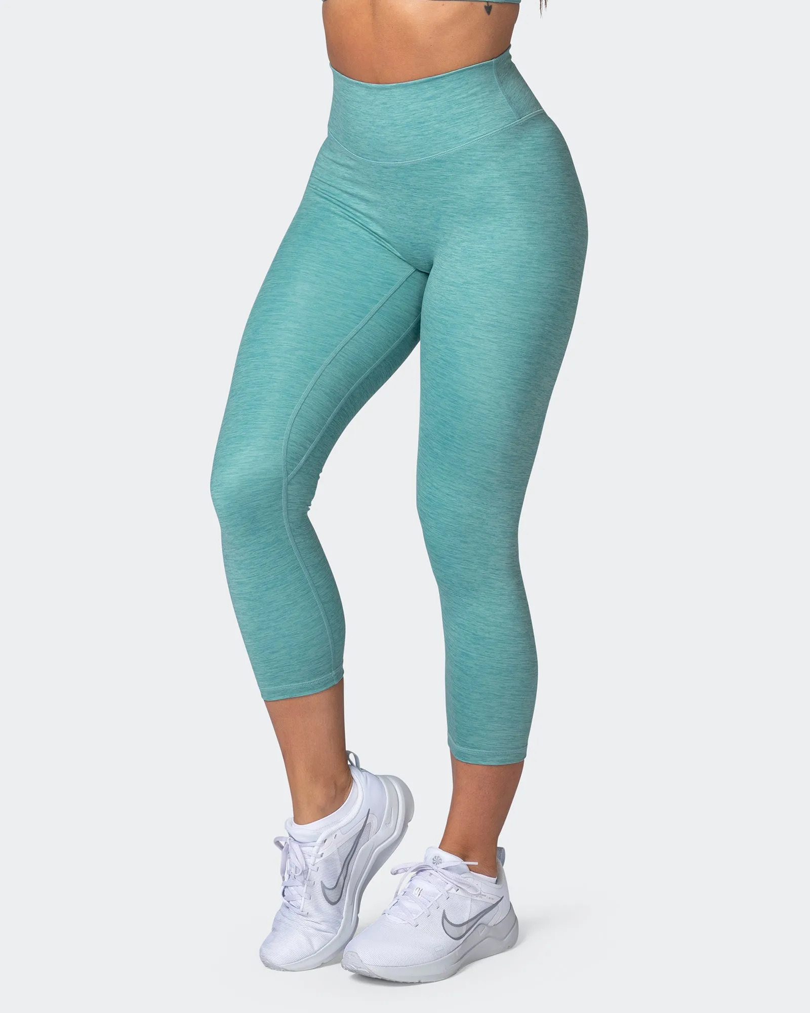 Zero Rise Everyday 7/8 Leggings - Dusty Jade Marl sold by Muscle Nation product image thumbnail 3