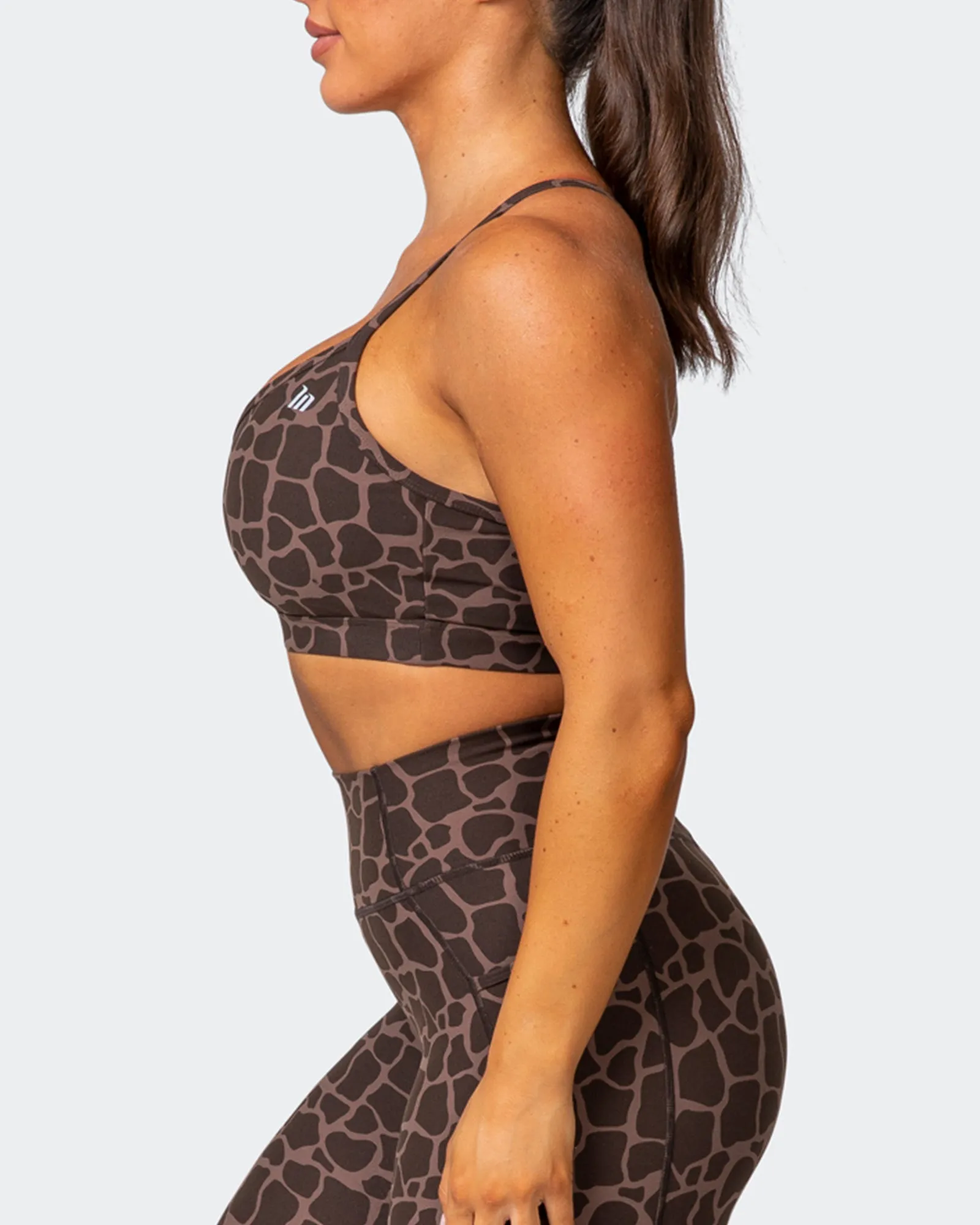 Weightless Bra - Tonal Giraffe Print sold by Muscle Nation product image thumbnail 4