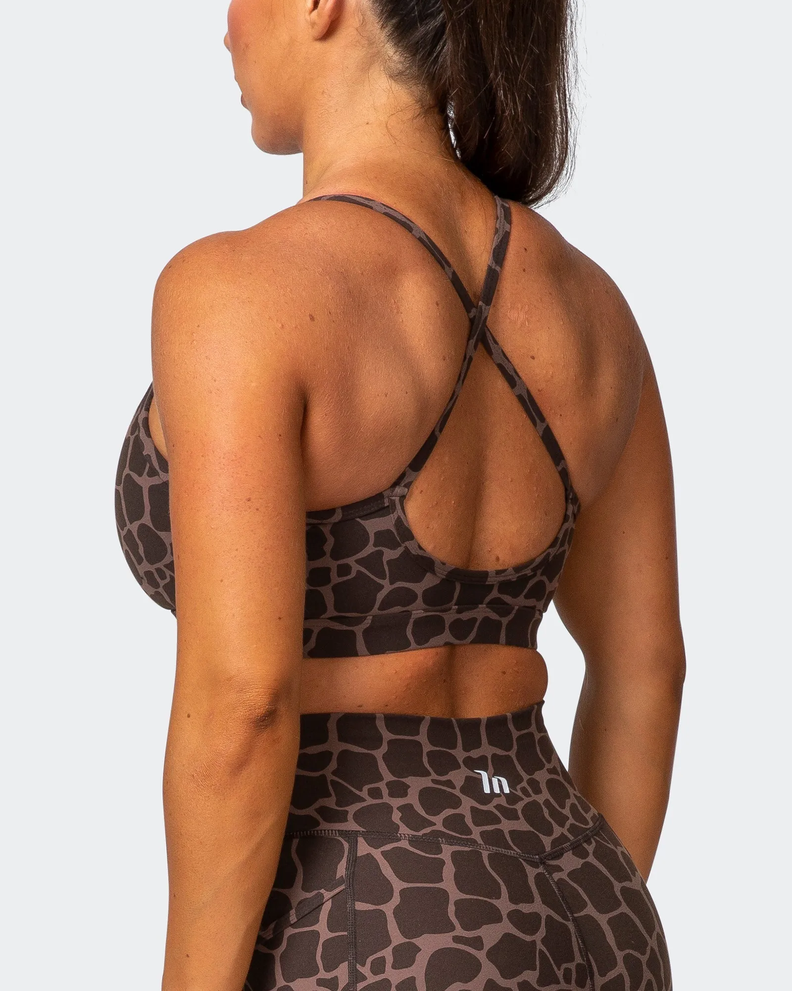 Weightless Bra - Tonal Giraffe Print sold by Muscle Nation product image thumbnail 5