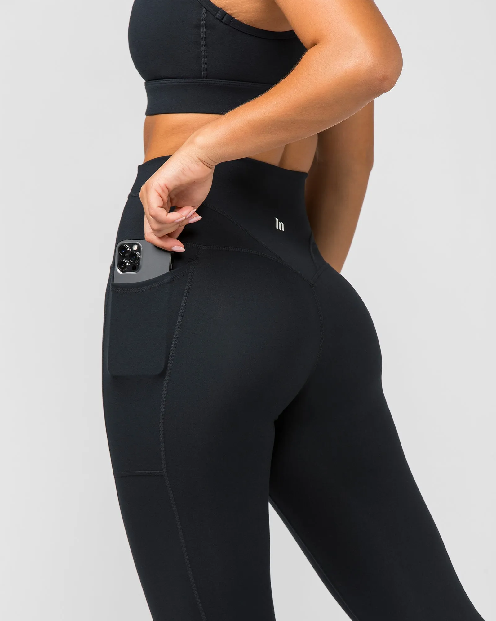 Unrivalled Everyday Ankle Length Leggings - Black sold by Muscle Nation product image thumbnail 2
