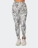Ultra Everyday Ankle Length Leggings - Zebra Print sold by Muscle Nation