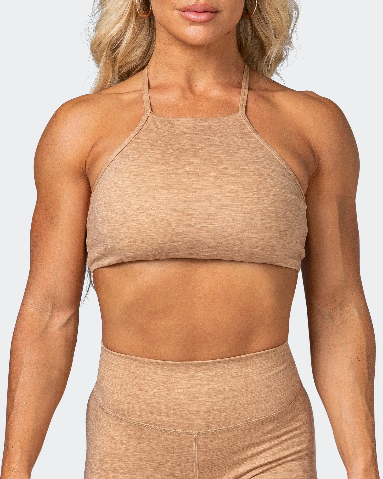 HBxMN Enticing Bralette - Camel Marl sold by Muscle Nation product image thumbnail 2