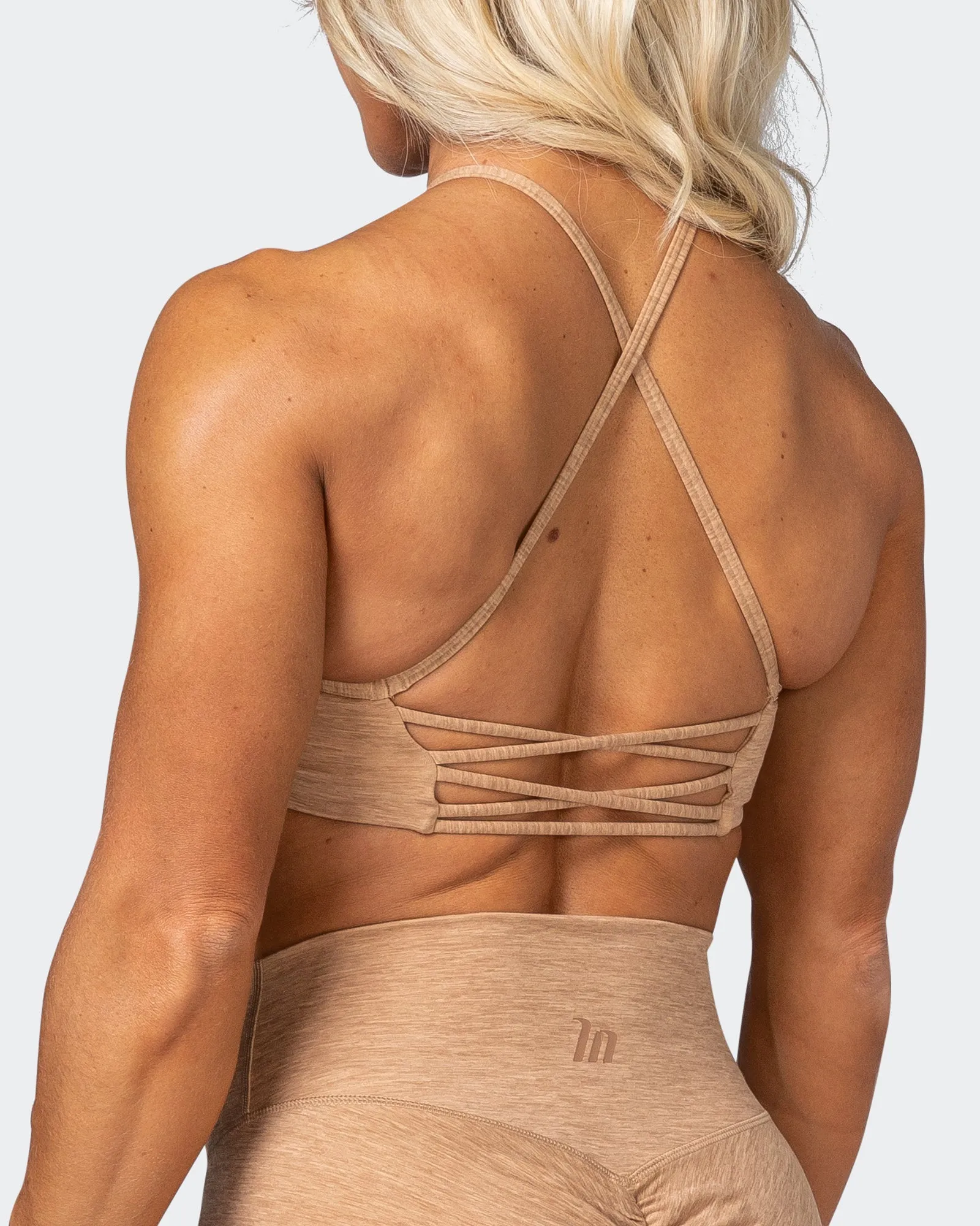 HBxMN Enticing Bralette - Camel Marl sold by Muscle Nation product image thumbnail 5
