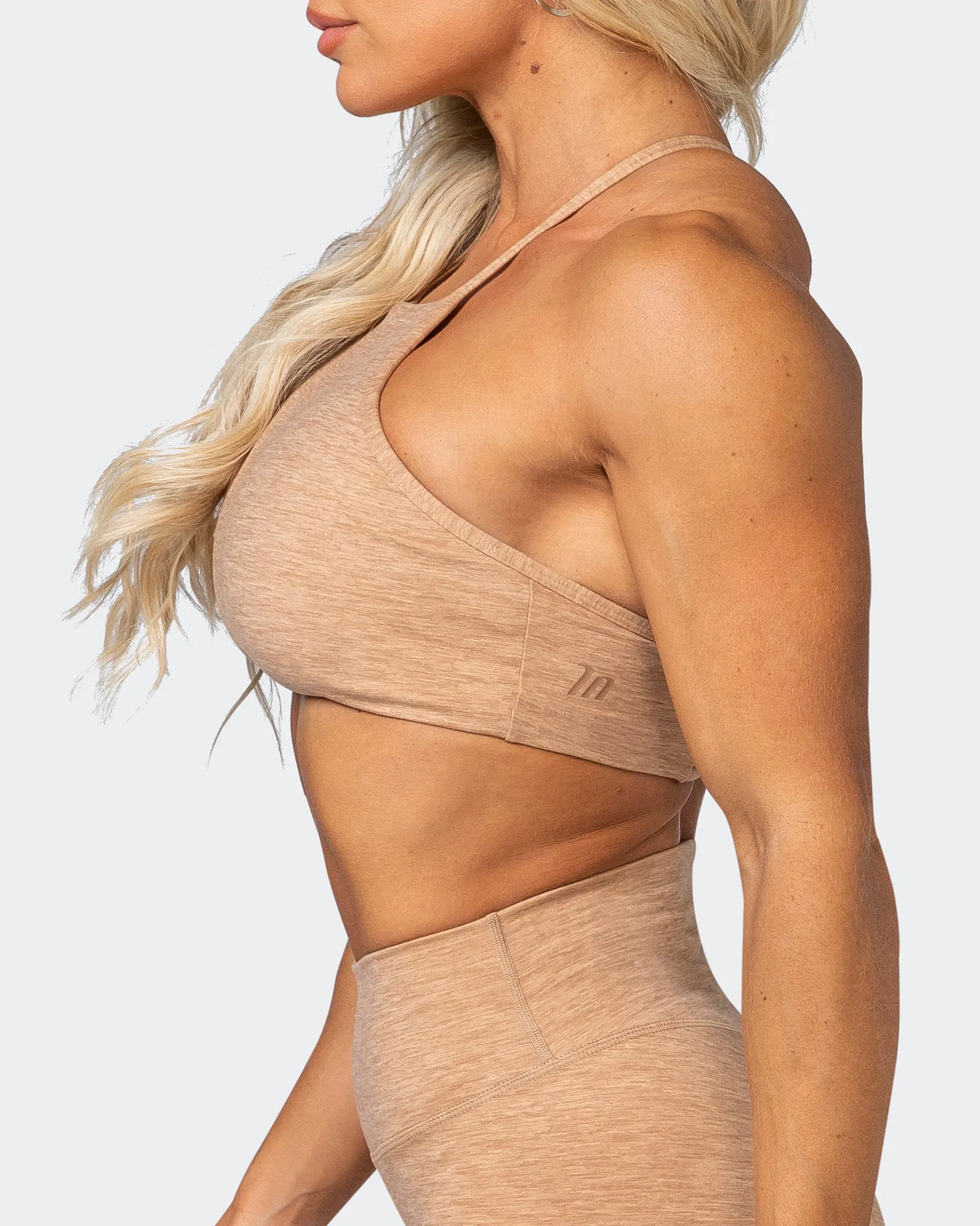HBxMN Enticing Bralette - Camel Marl sold by Muscle Nation product image thumbnail 4