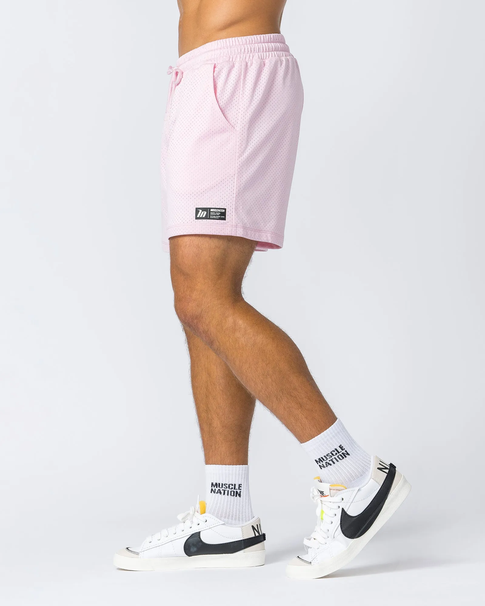 Lay Up 3.5" Shorts - Pale Pink sold by Muscle Nation product image thumbnail 4