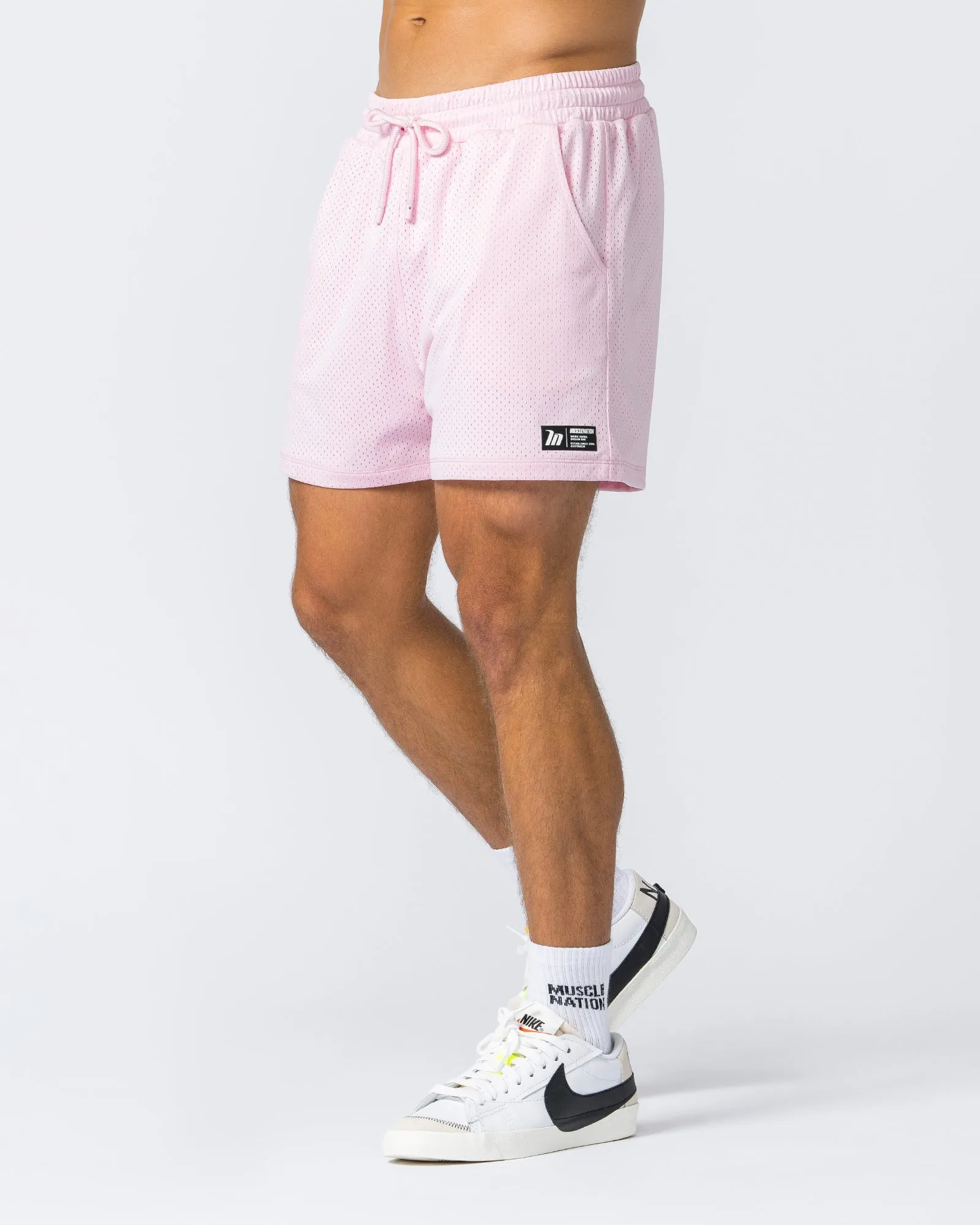 Lay Up 3.5" Shorts - Pale Pink sold by Muscle Nation product image thumbnail 3