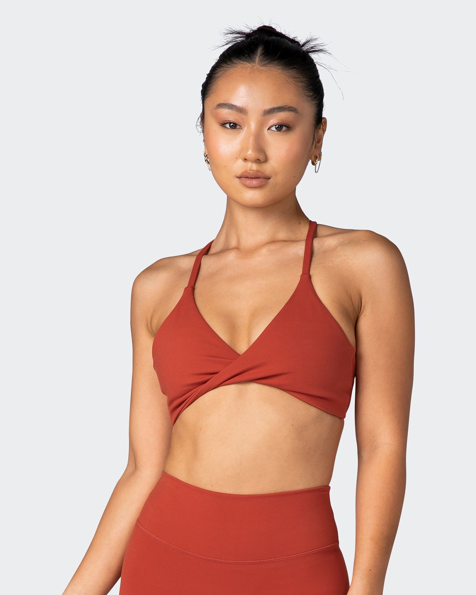 Steady Bralette - Burnt Orange sold by Muscle Nation