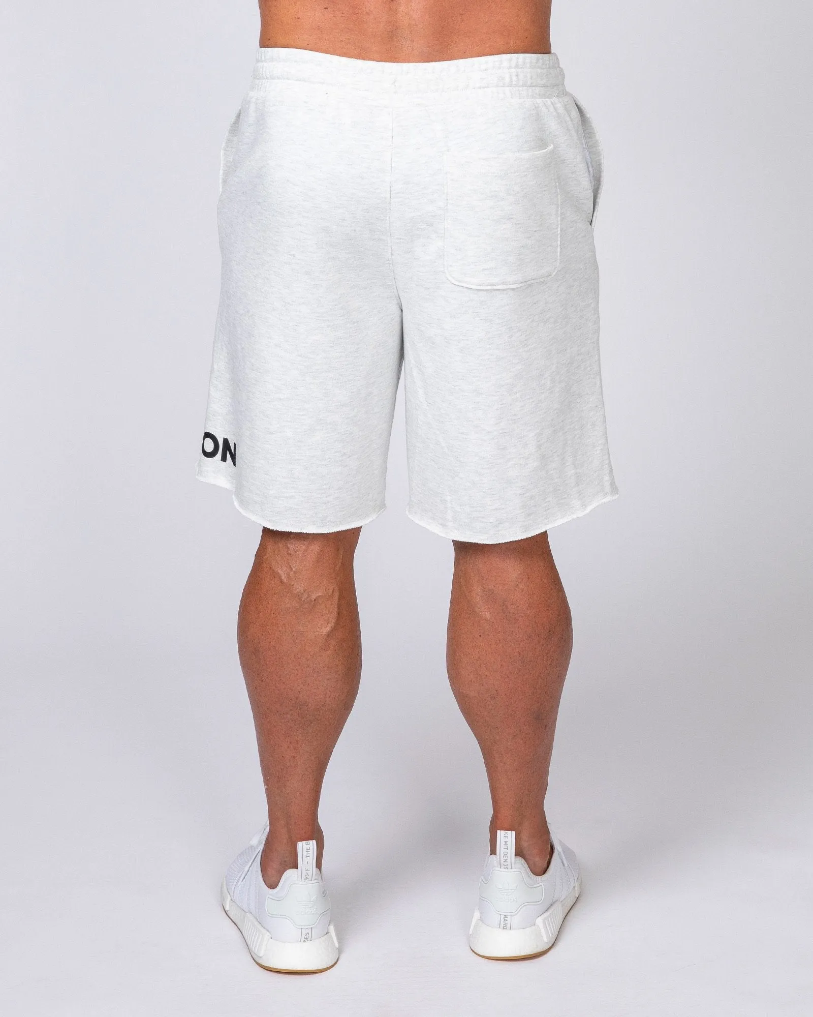 Relaxed Shorts - White Marl sold by Muscle Nation product image thumbnail 5
