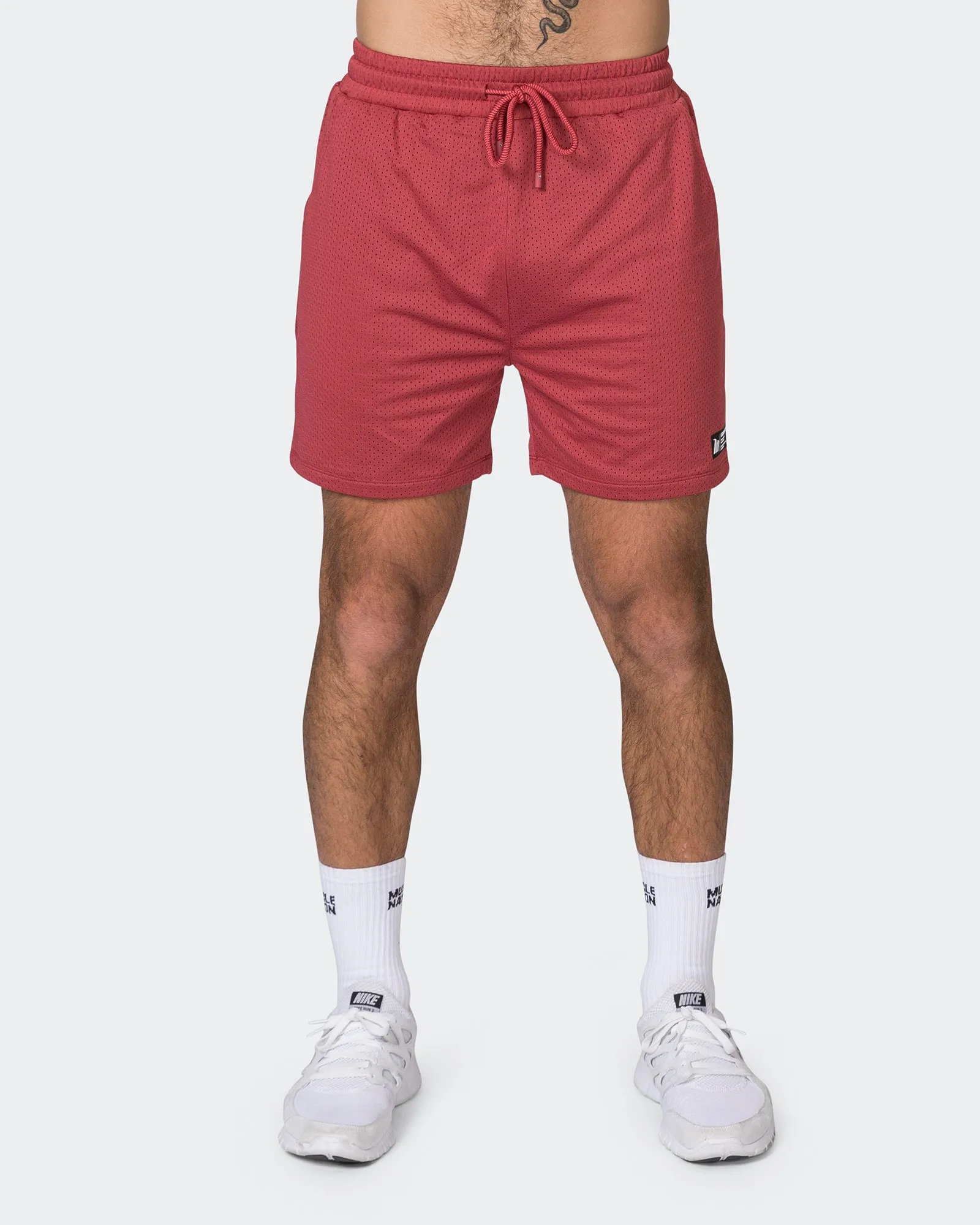 Lay Up 5" Shorts - Dusty Red sold by Muscle Nation product image thumbnail 2