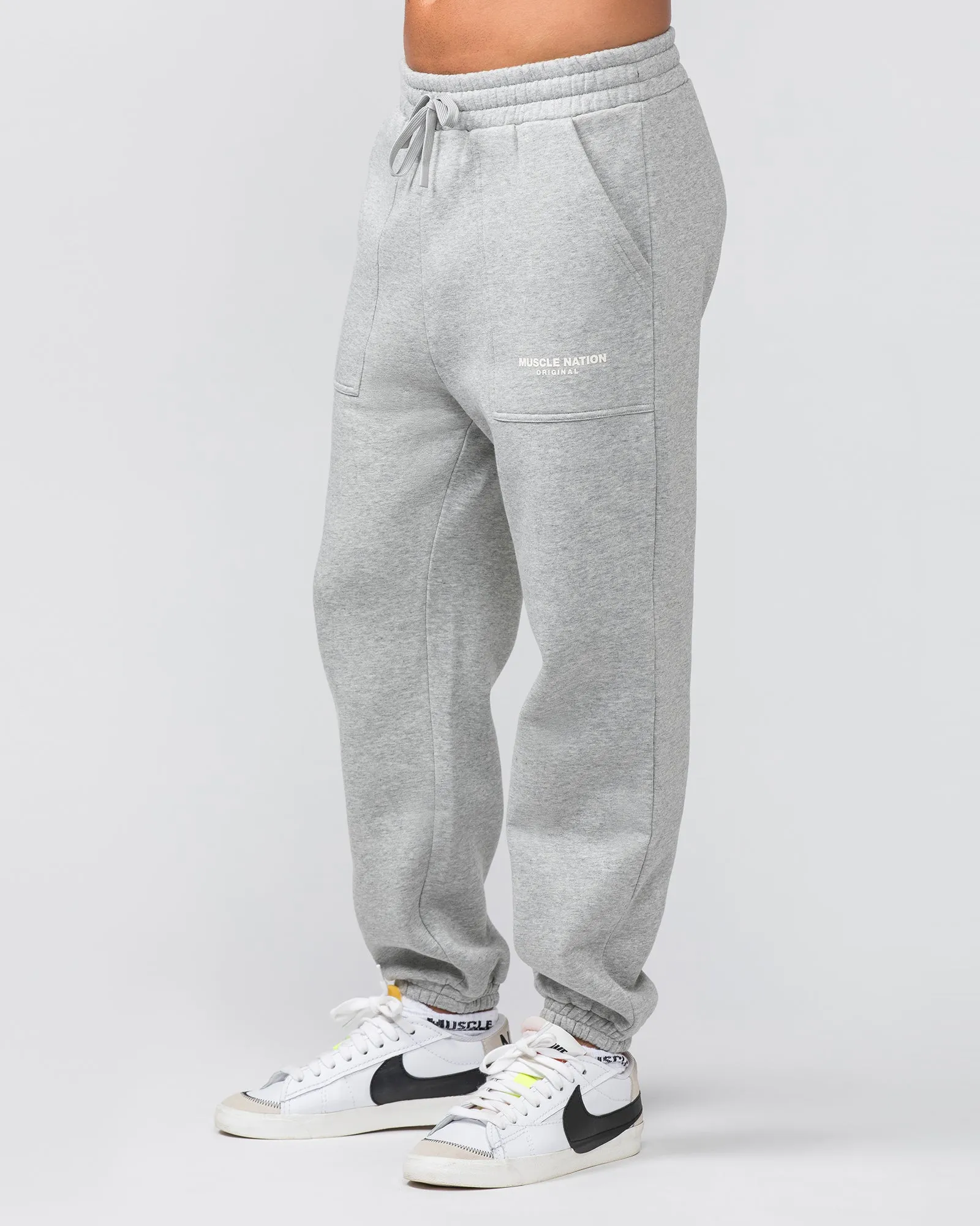 Worldwide Trackies - Grey Marl sold by Muscle Nation product image thumbnail 3