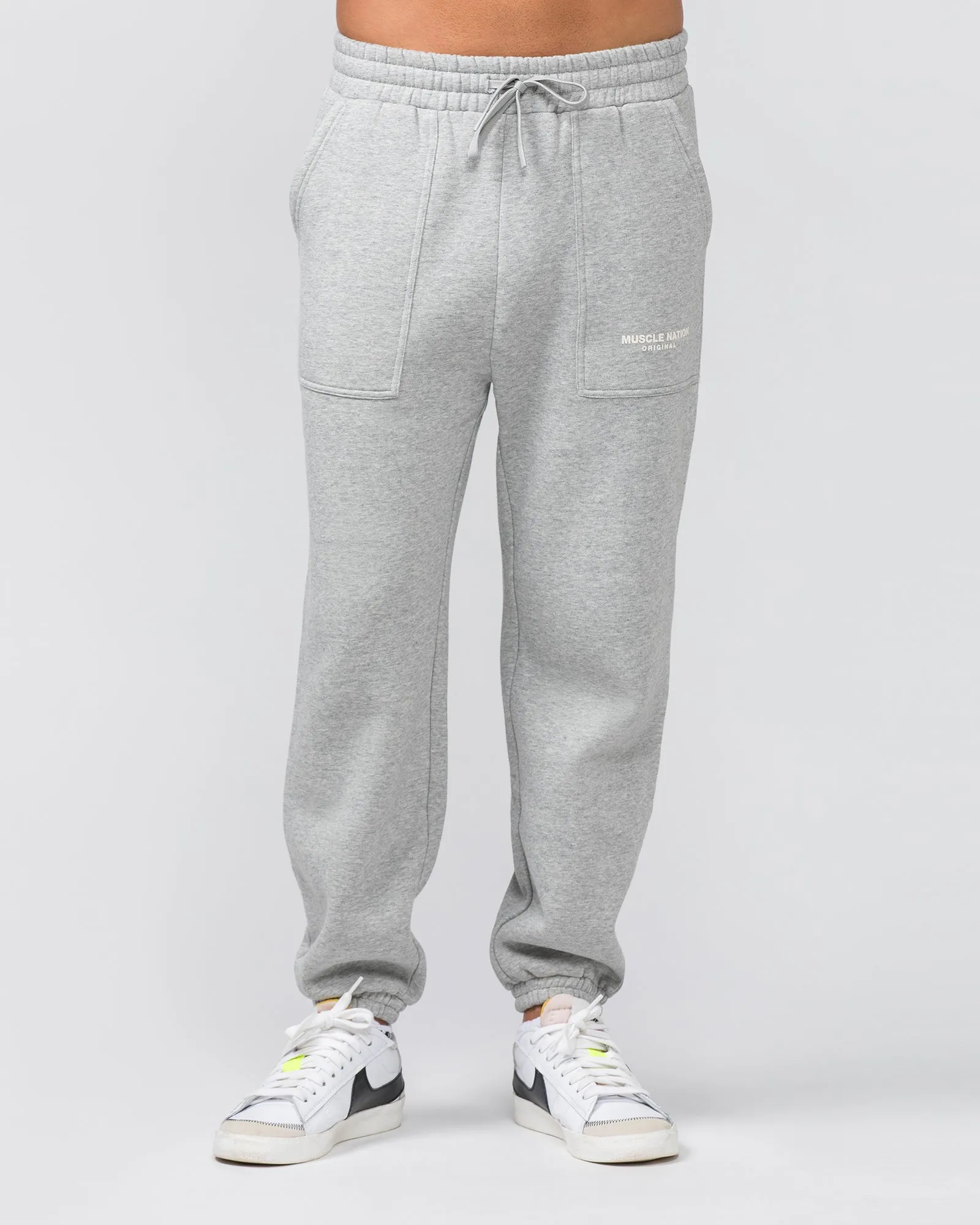 Worldwide Trackies - Grey Marl sold by Muscle Nation product image thumbnail 2