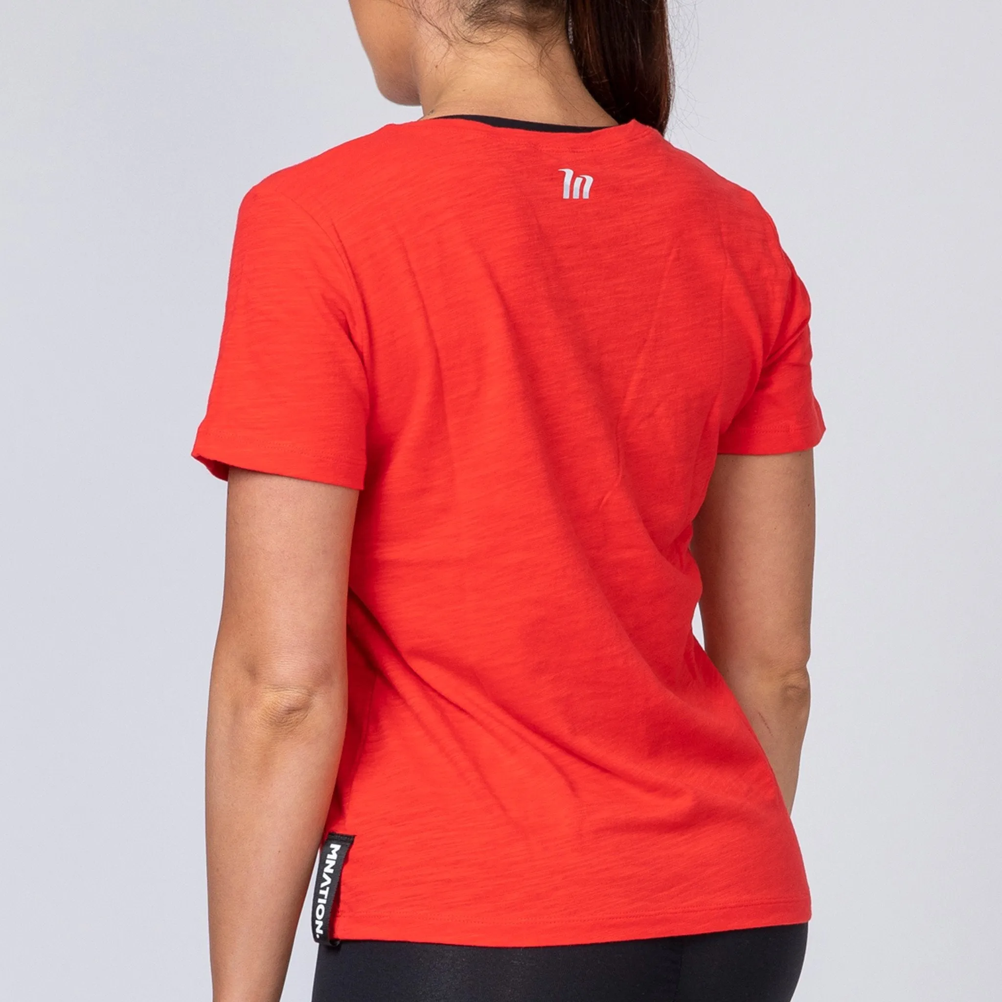 Classic Womens Tee - Red sold by Muscle Nation product image thumbnail 3
