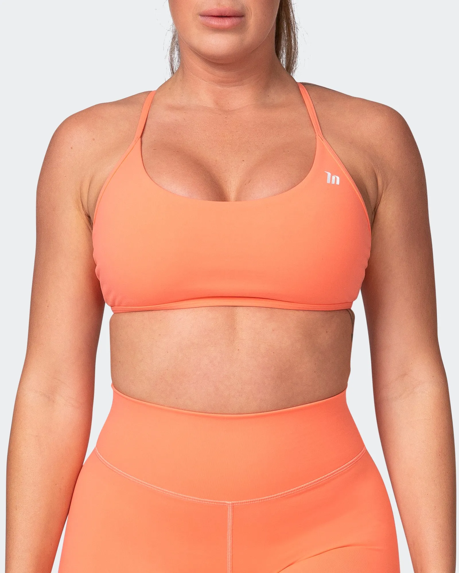 Essence Bralette - Hot Coral sold by Muscle Nation product image thumbnail 2