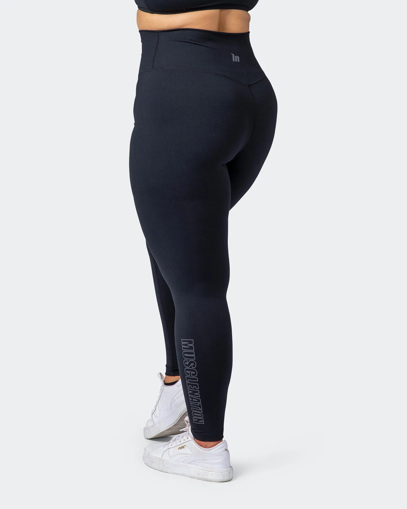 Signature Super High Full Length Leggings - Black sold by Muscle Nation product image thumbnail 5