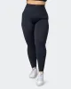 Signature Super High Full Length Leggings - Black sold by Muscle Nation