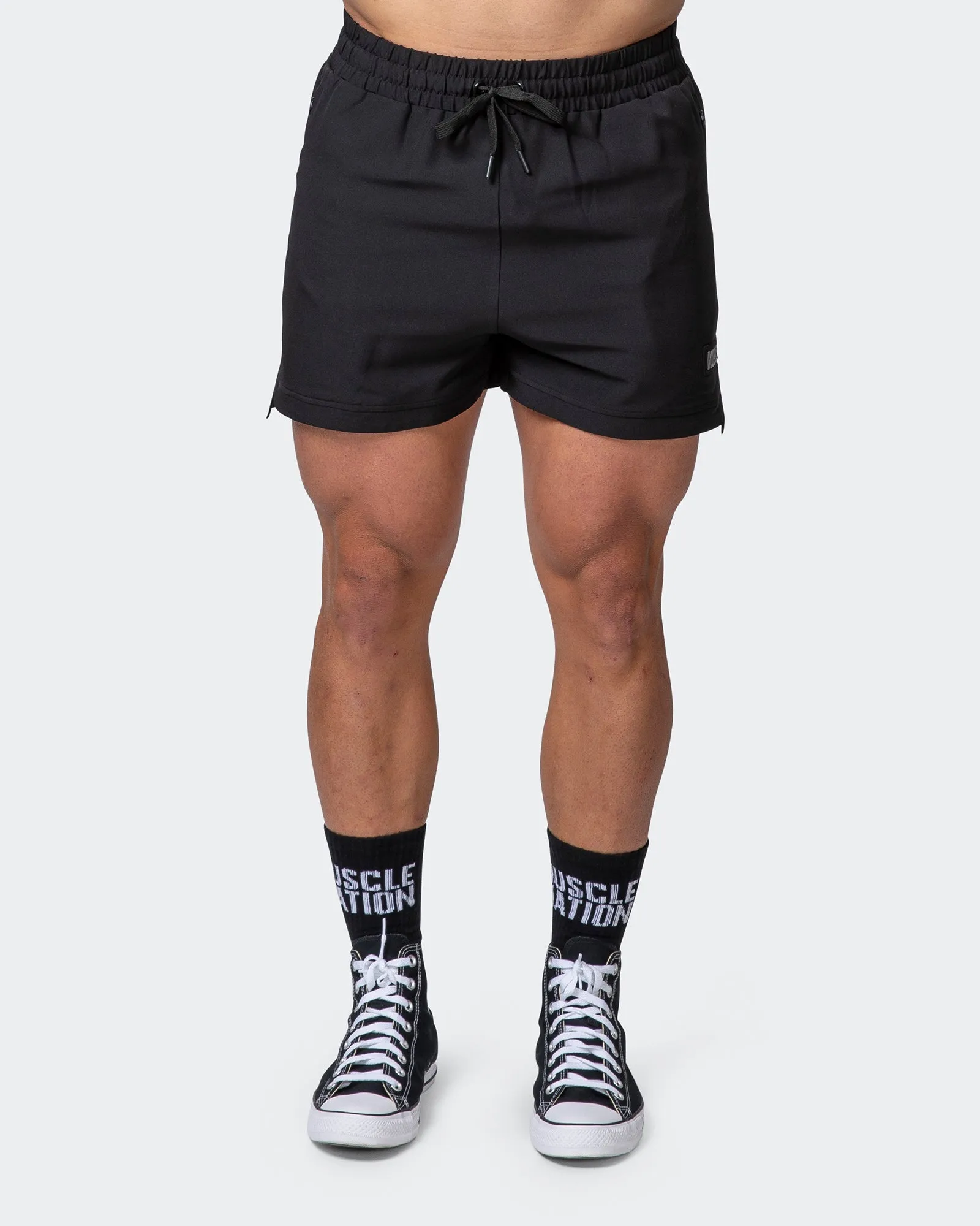 Elevate Active Shorts - Black sold by Muscle Nation product image thumbnail 2