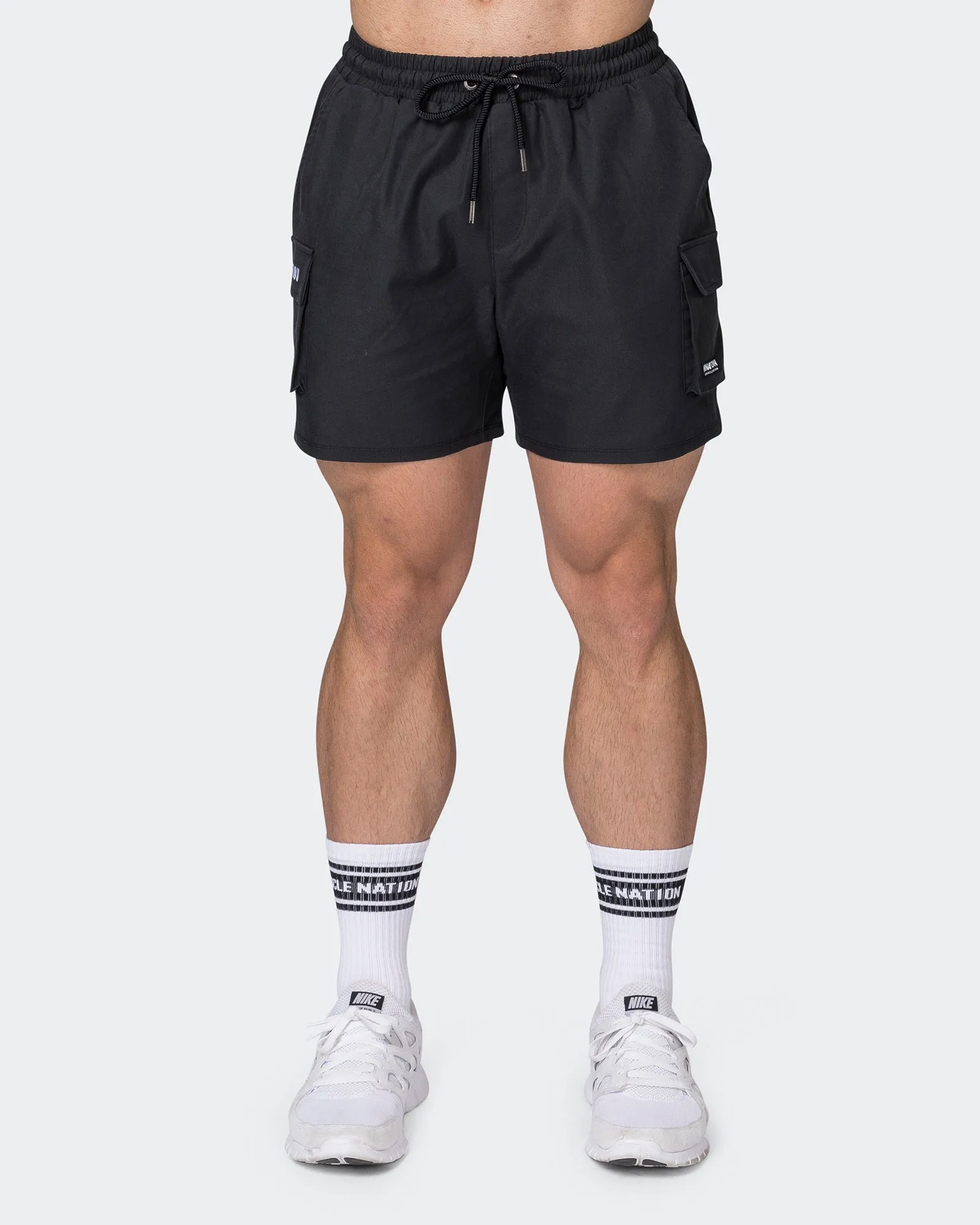 Daily Cargo 5" Shorts - Black sold by Muscle Nation product image thumbnail 2