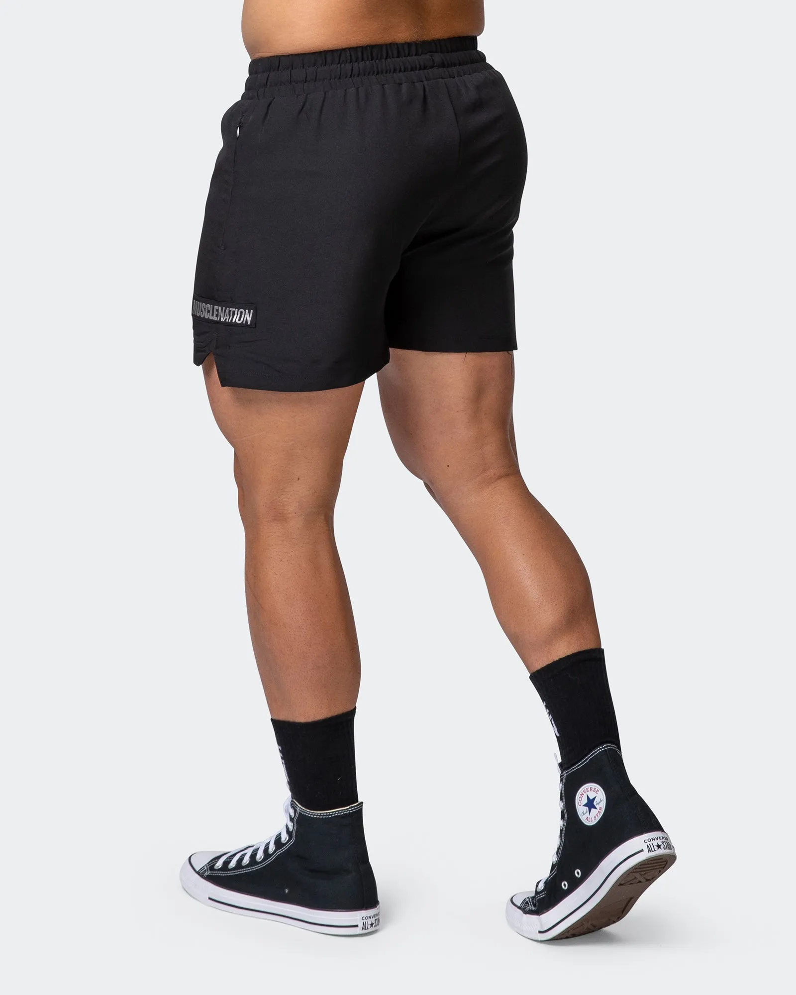 Elevate Active Shorts - Black sold by Muscle Nation product image thumbnail 4