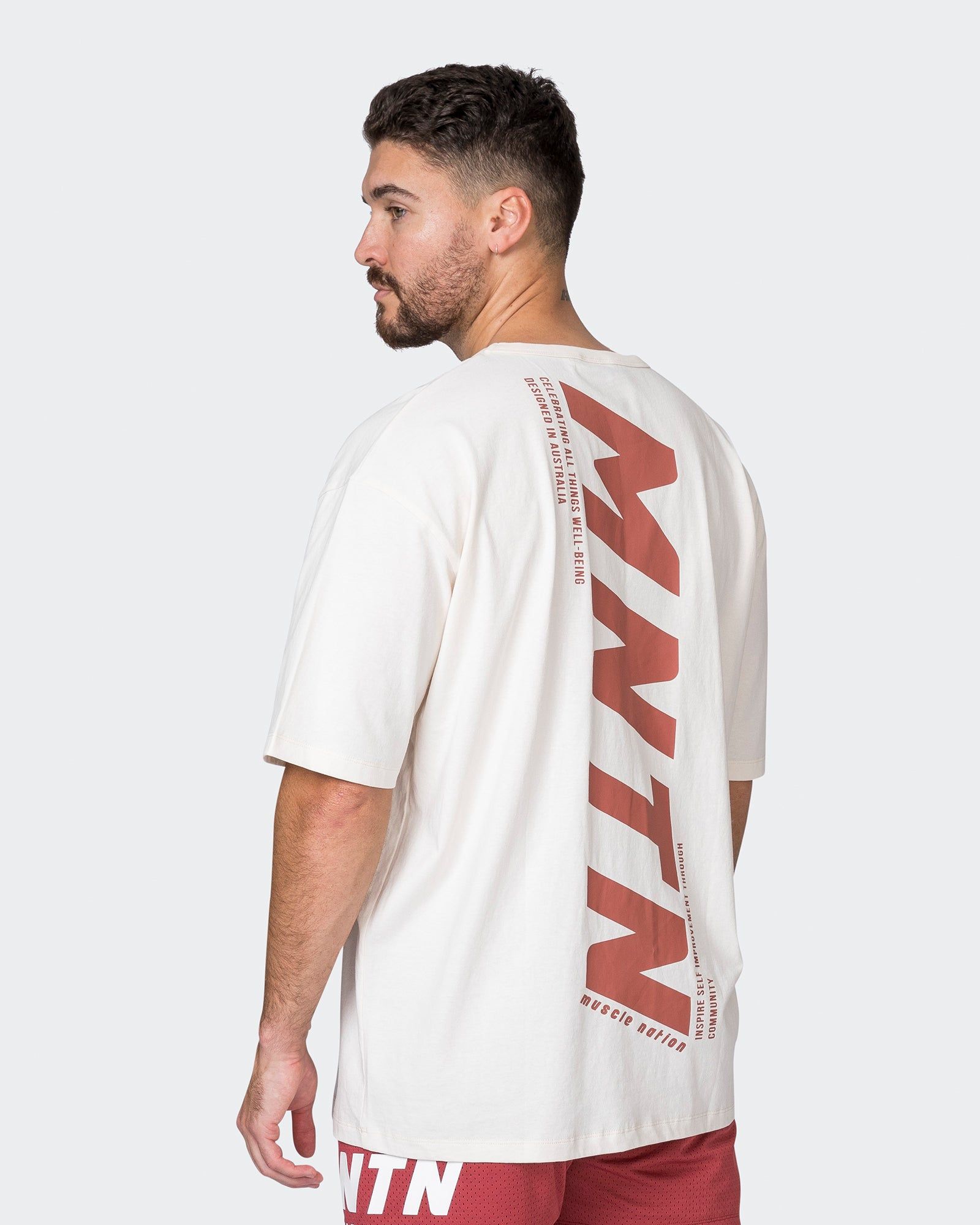 MNTN Oversized Tee - Travertine sold by Muscle Nation product image thumbnail 2